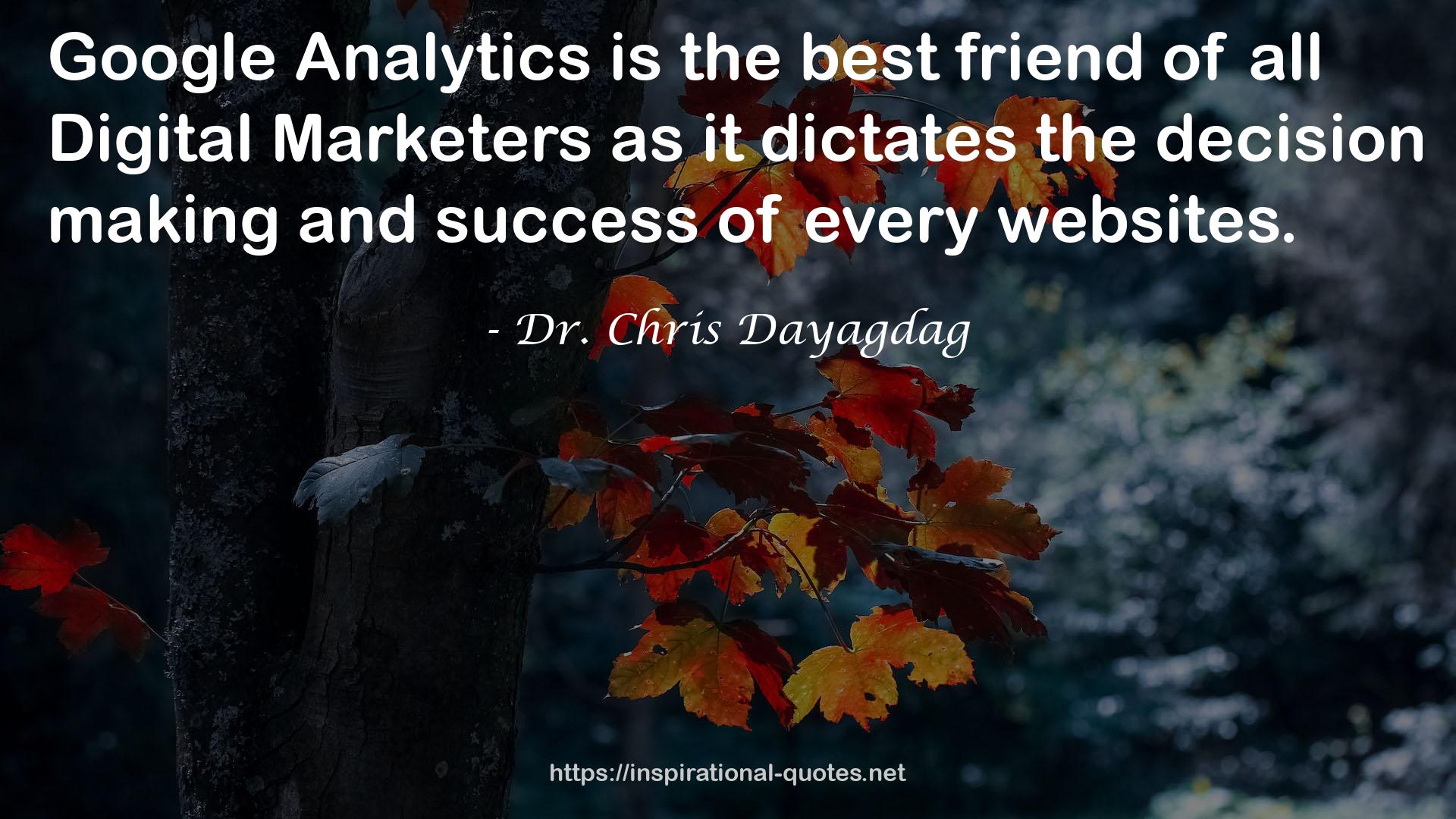 Dr. Chris Dayagdag QUOTES