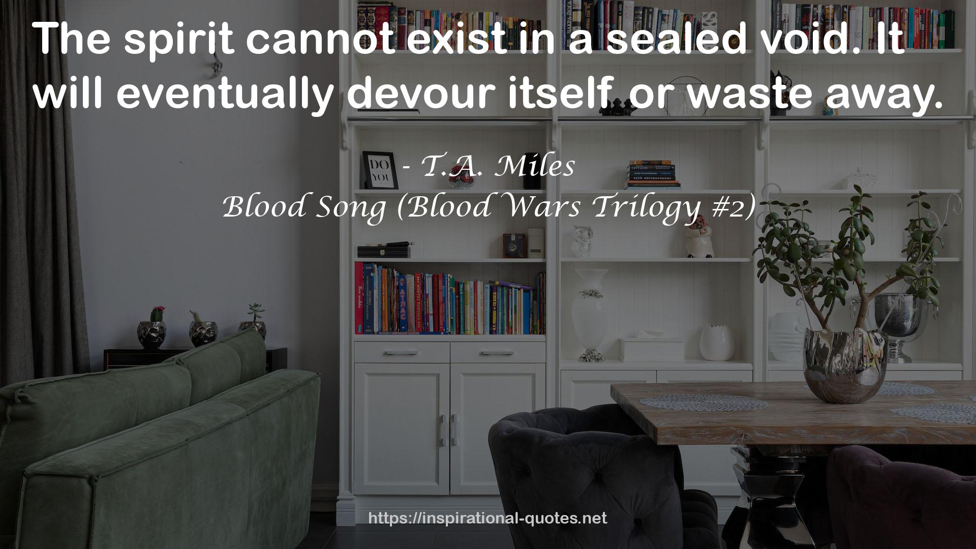 Blood Song (Blood Wars Trilogy #2) QUOTES