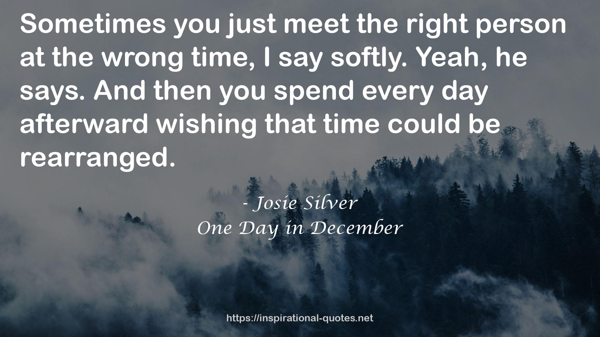 One Day in December QUOTES