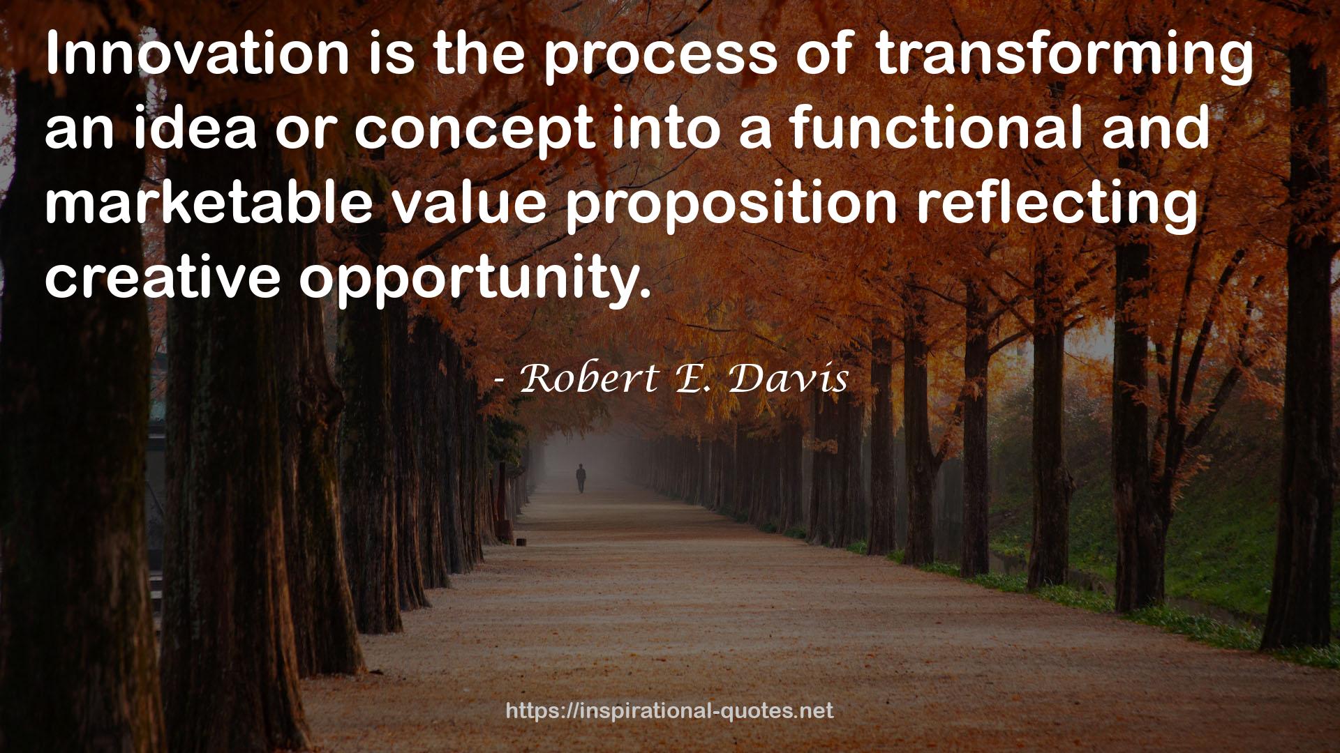 Robert E. Davis QUOTES