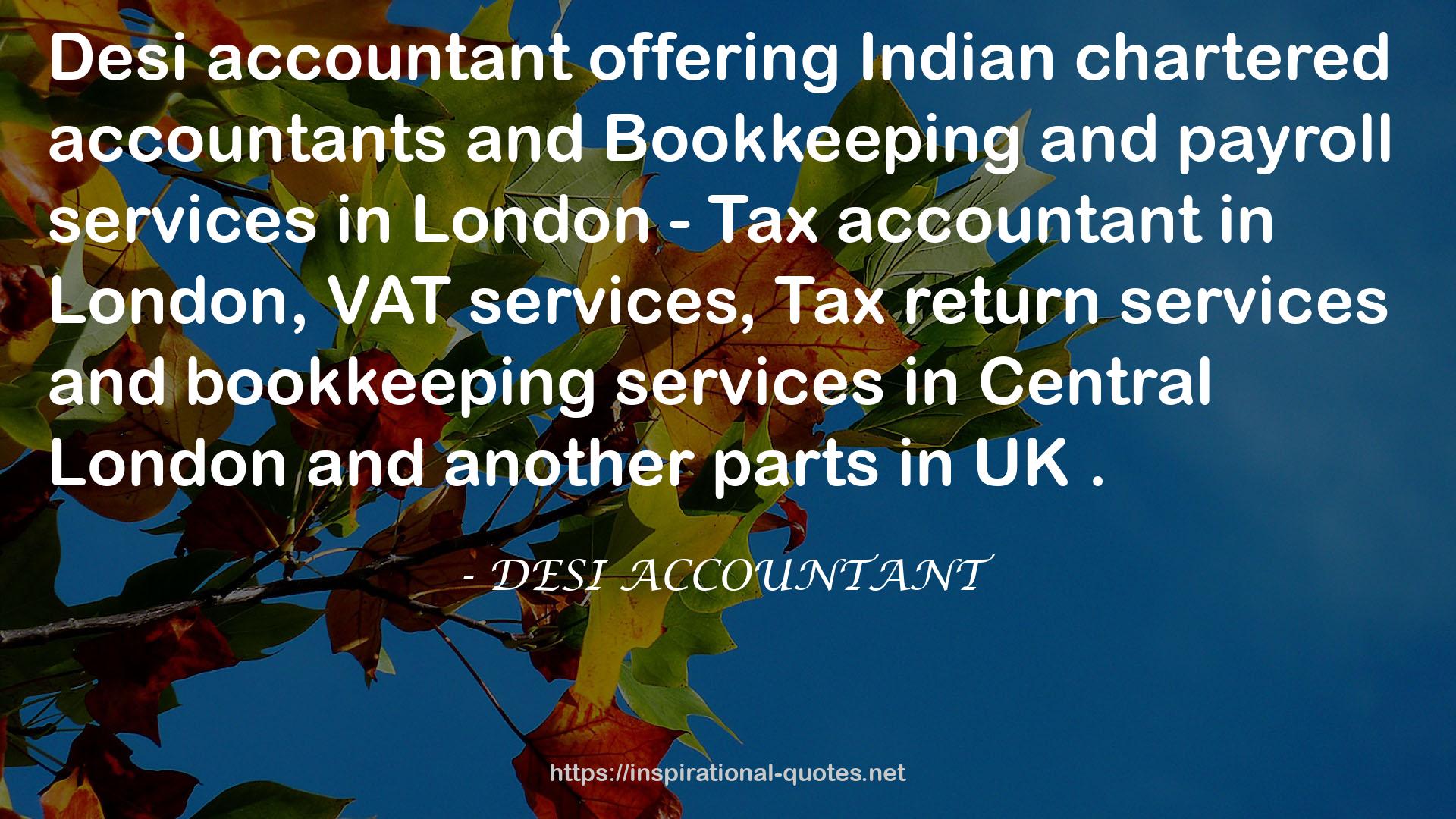 DESI ACCOUNTANT QUOTES