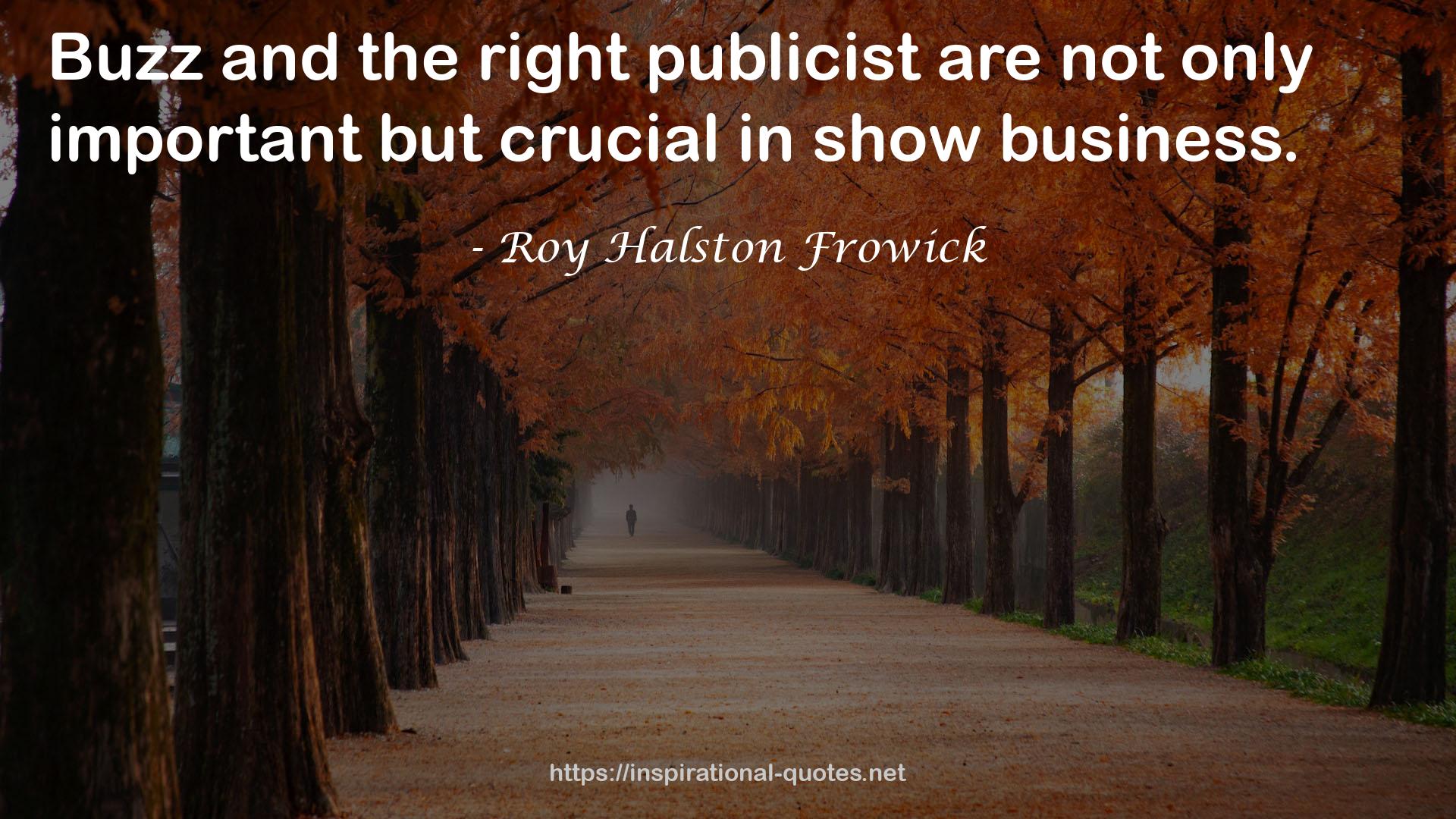 Roy Halston Frowick QUOTES