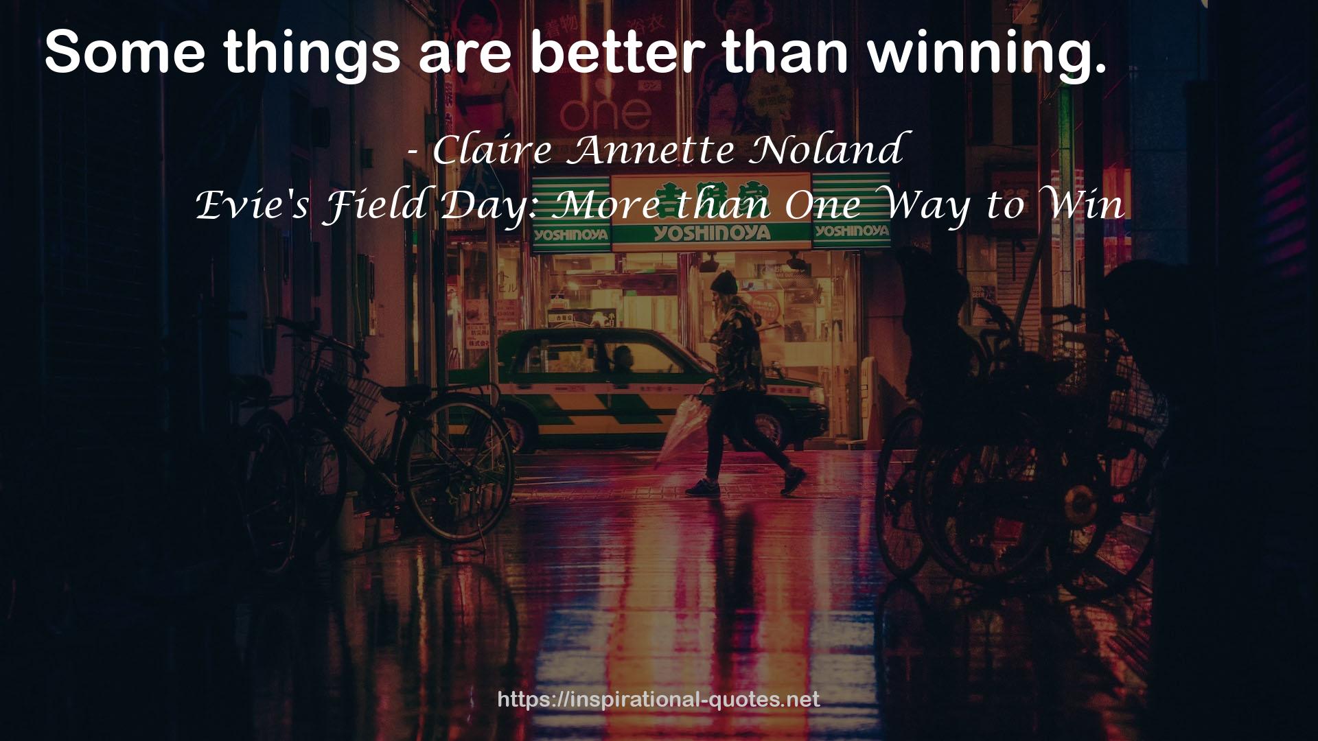 Claire Annette Noland QUOTES