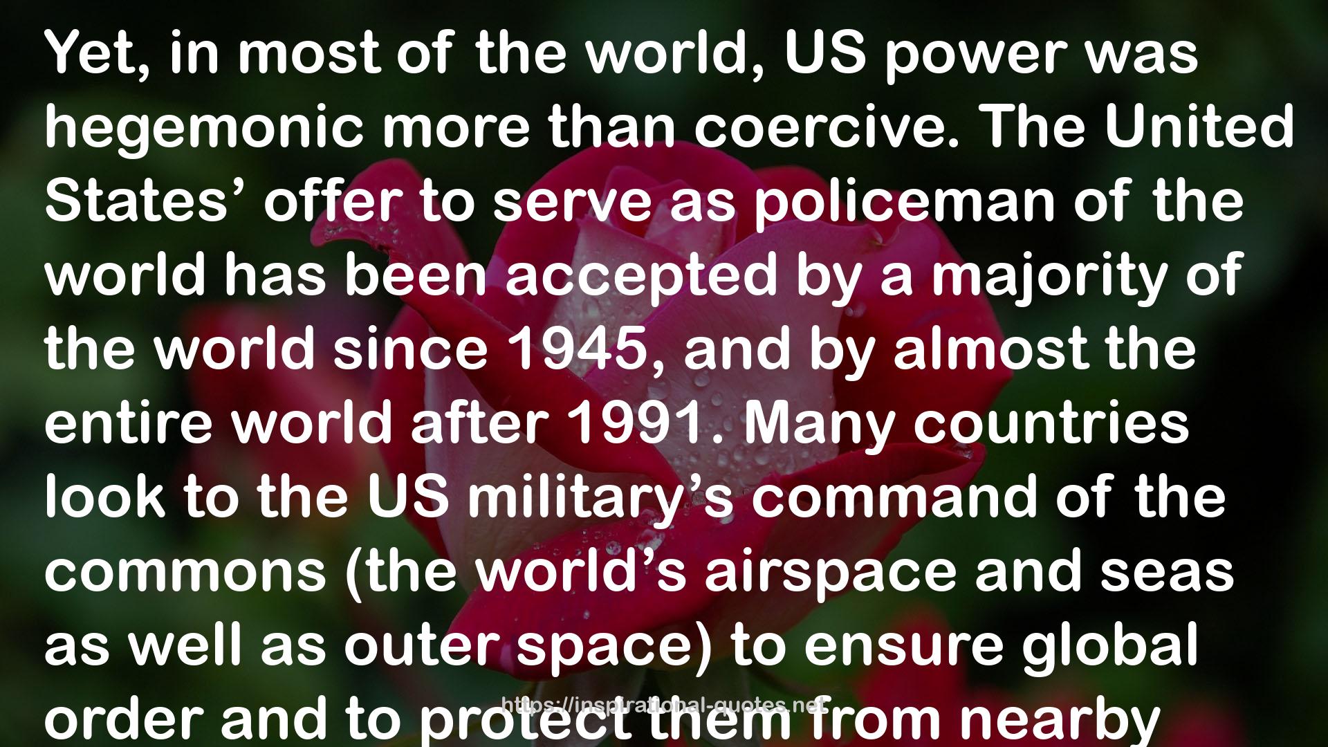 First Class Passengers on a Sinking Ship: Elite Politics and the Decline of Great Powers QUOTES