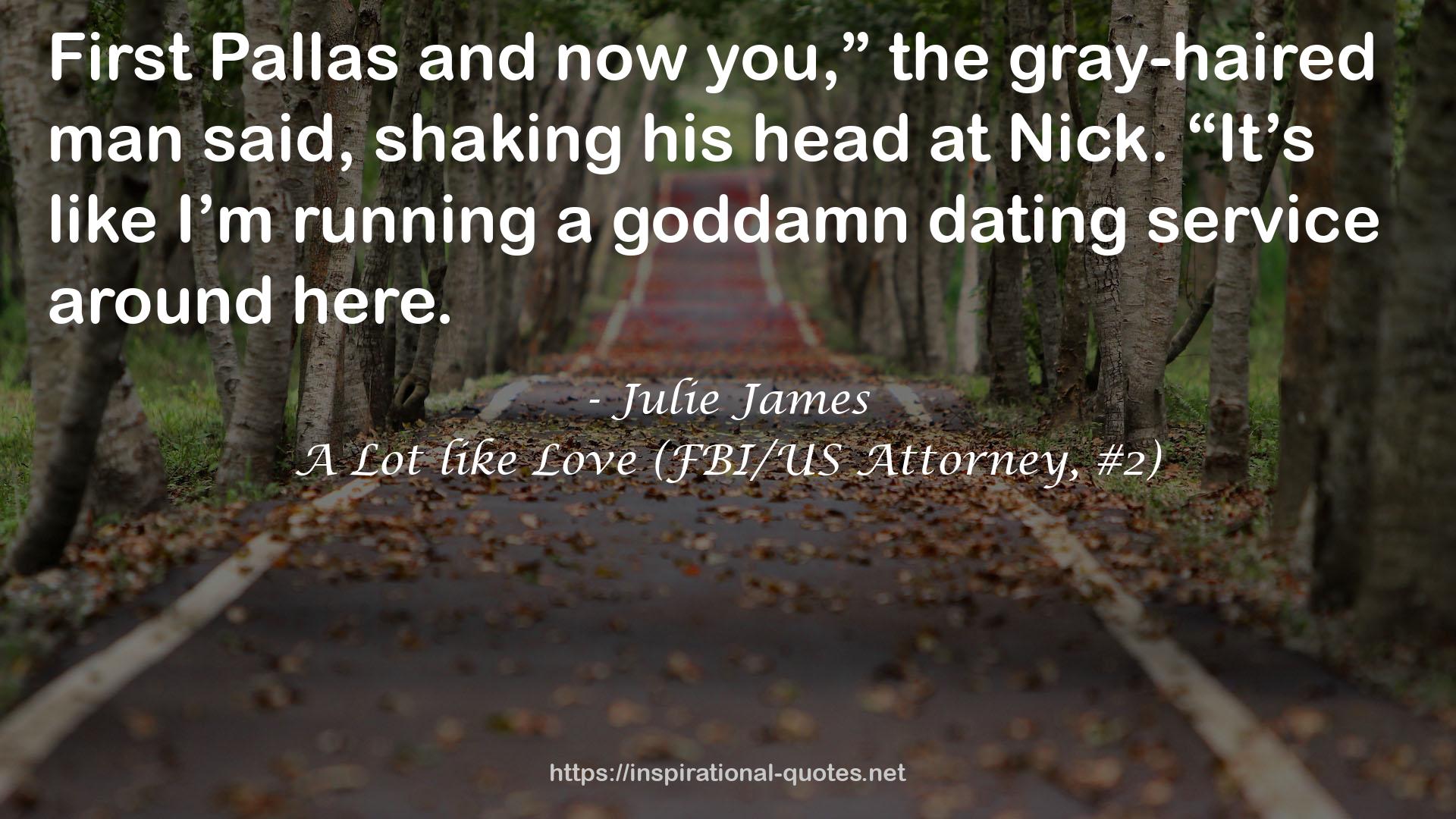 A Lot like Love (FBI/US Attorney, #2) QUOTES