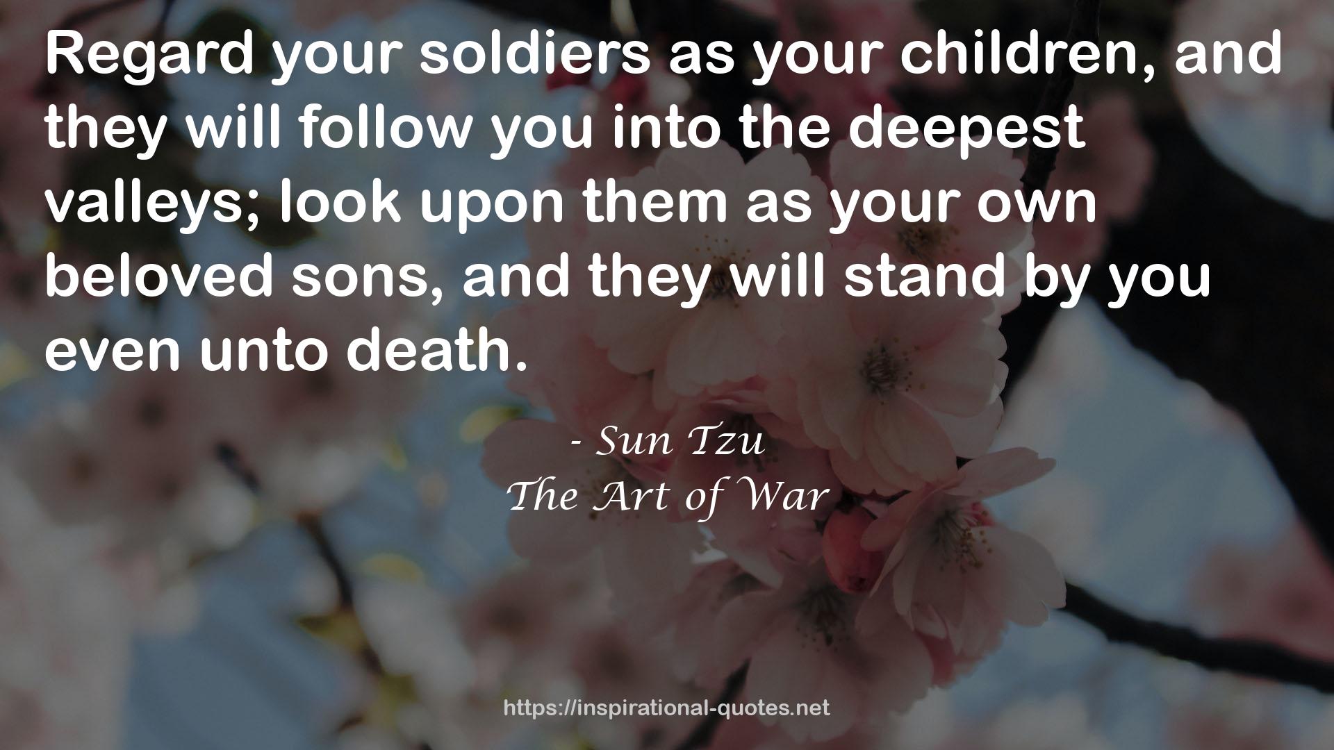 your soldiers  QUOTES