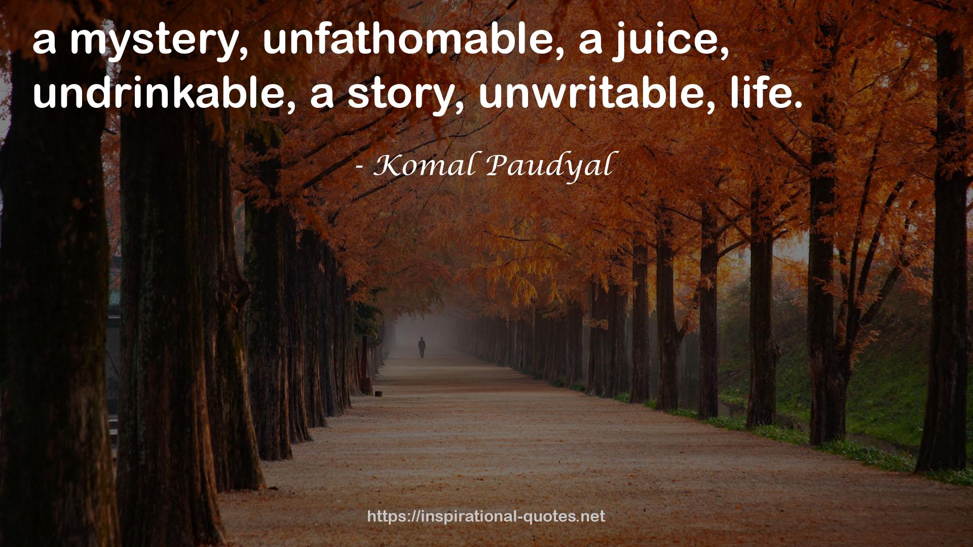 Komal Paudyal QUOTES