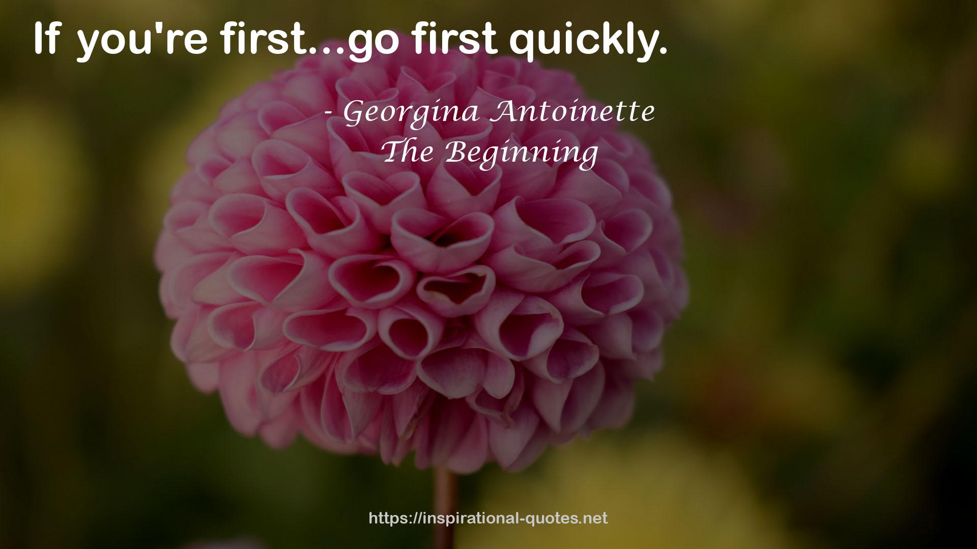 Georgina Antoinette QUOTES