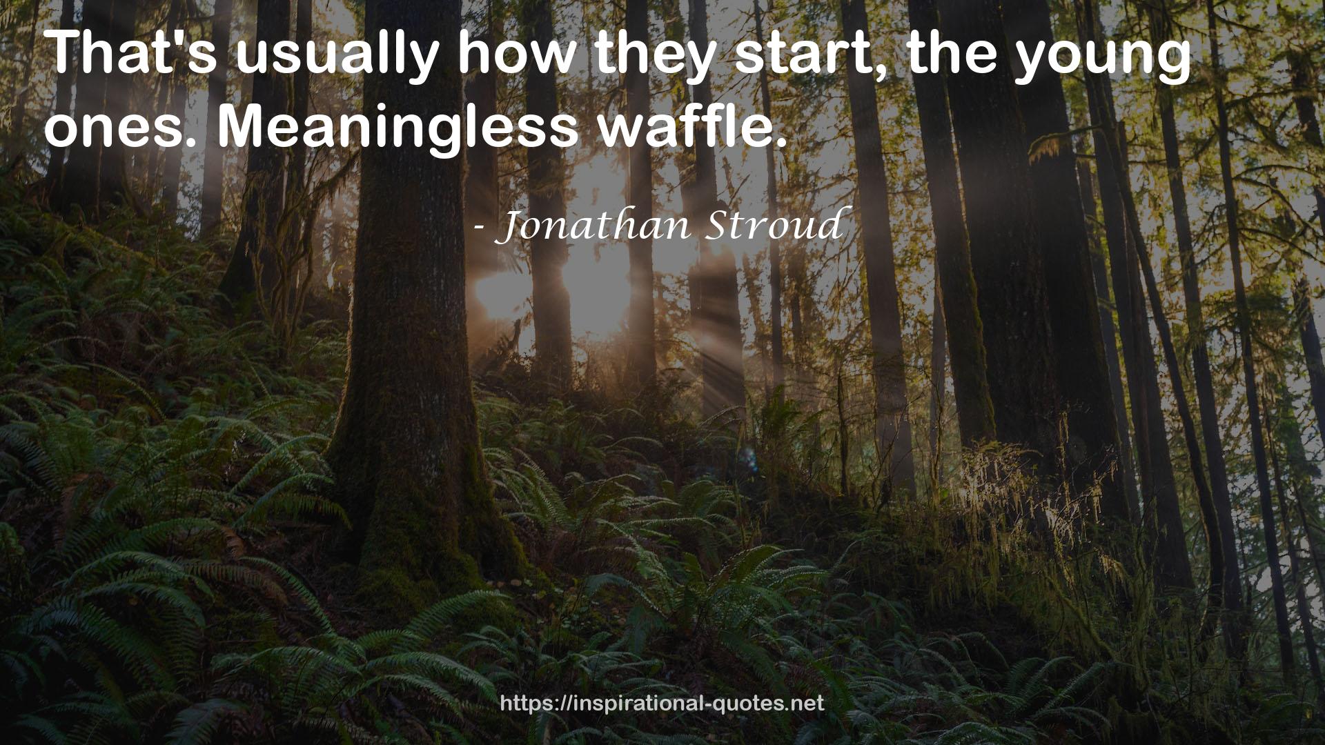 Jonathan Stroud QUOTES