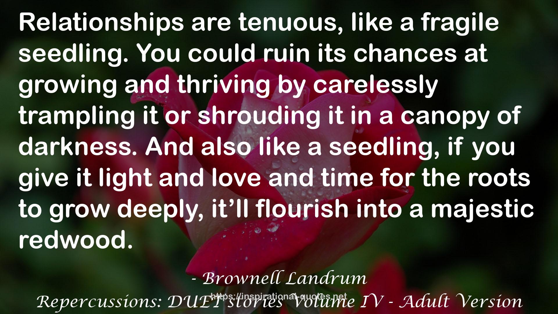 Brownell Landrum QUOTES