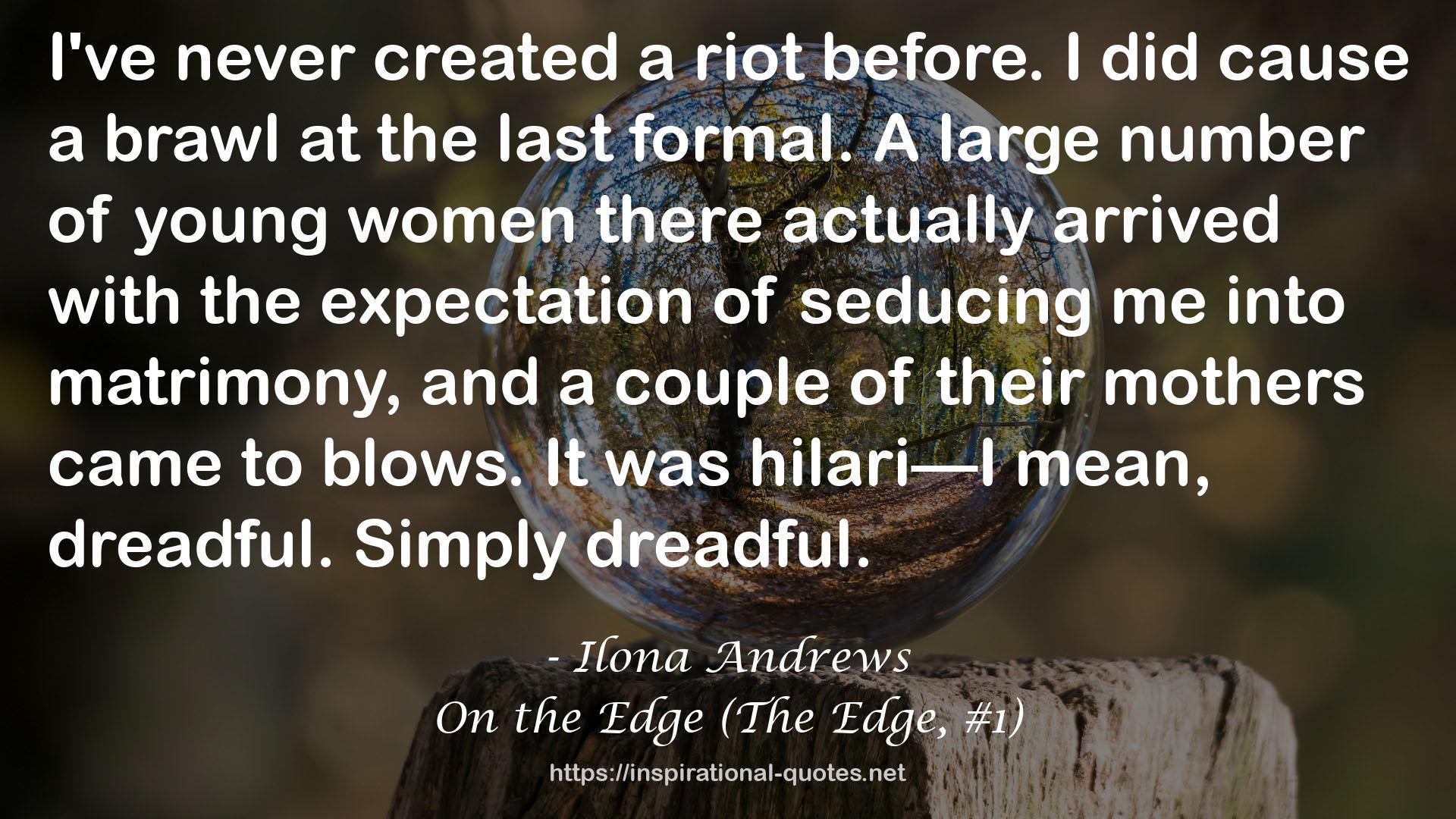 On the Edge (The Edge, #1) QUOTES