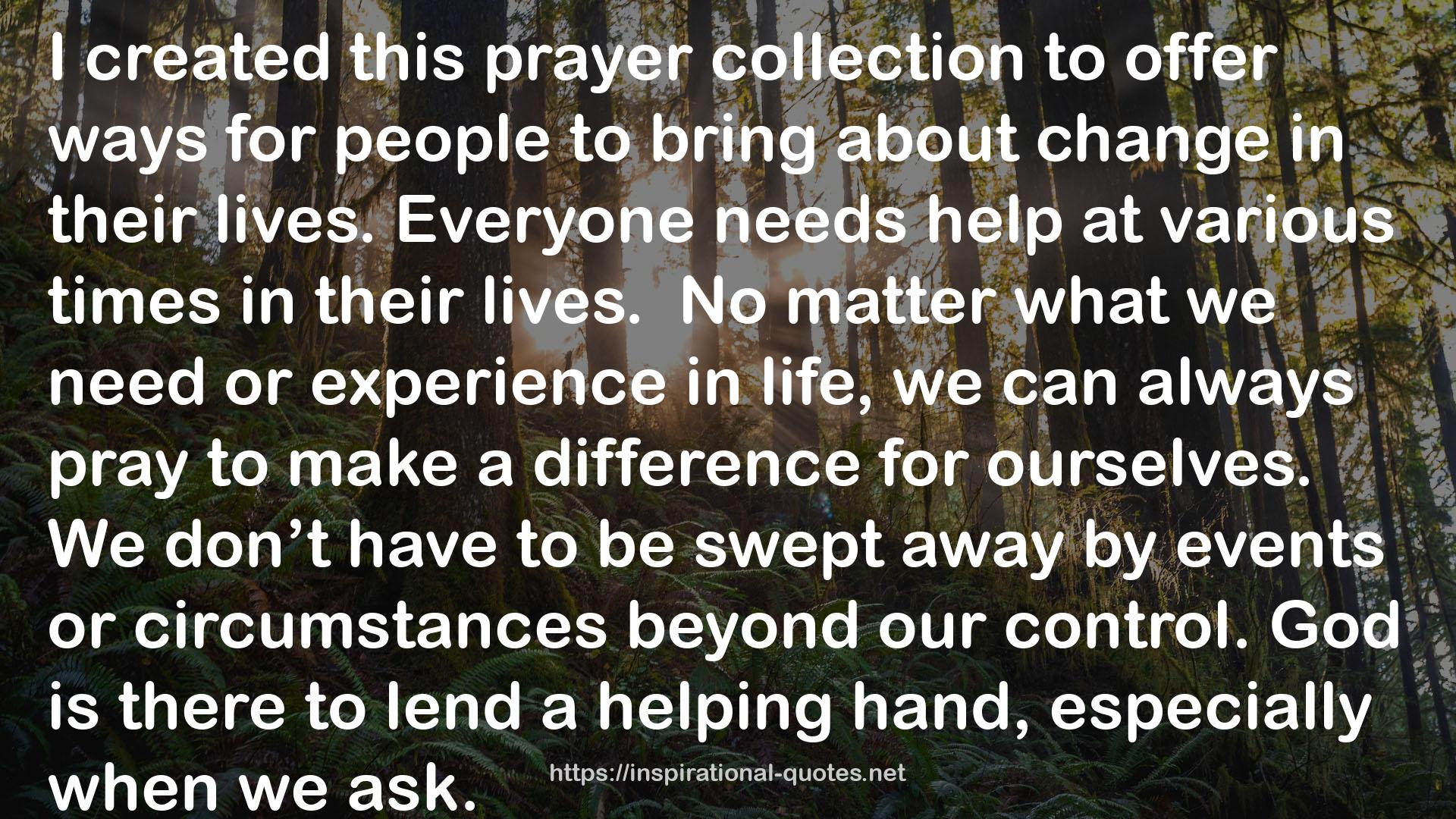 Prayers for Help QUOTES