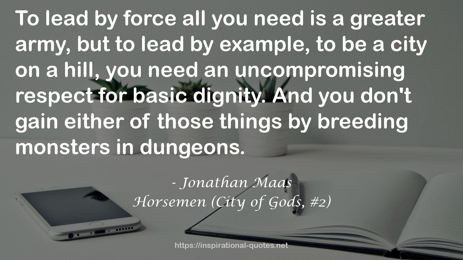 Horsemen (City of Gods, #2) QUOTES