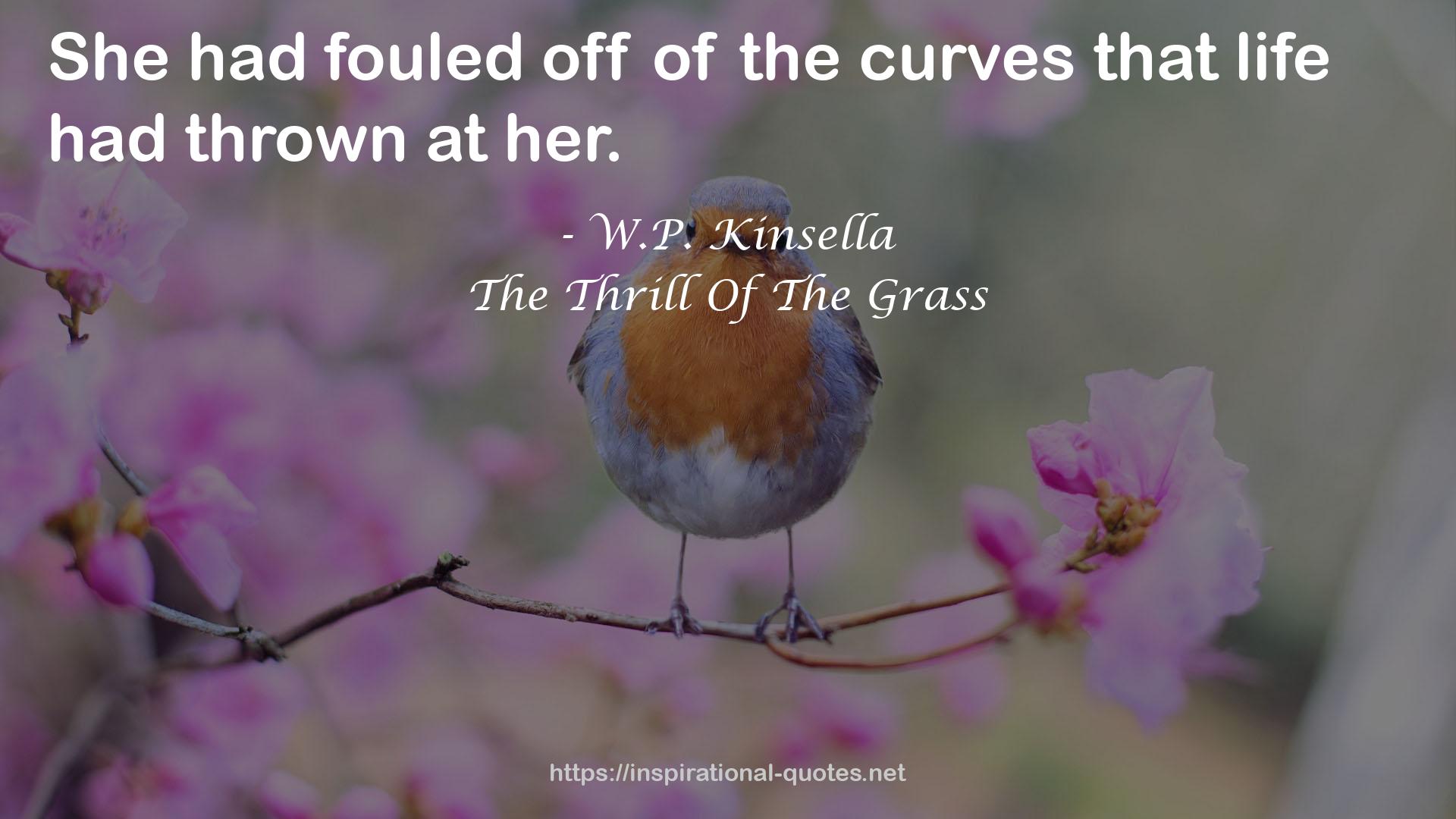 The Thrill Of The Grass QUOTES