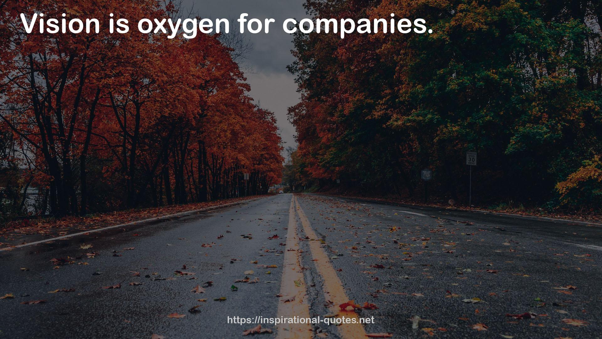 oxygen  QUOTES