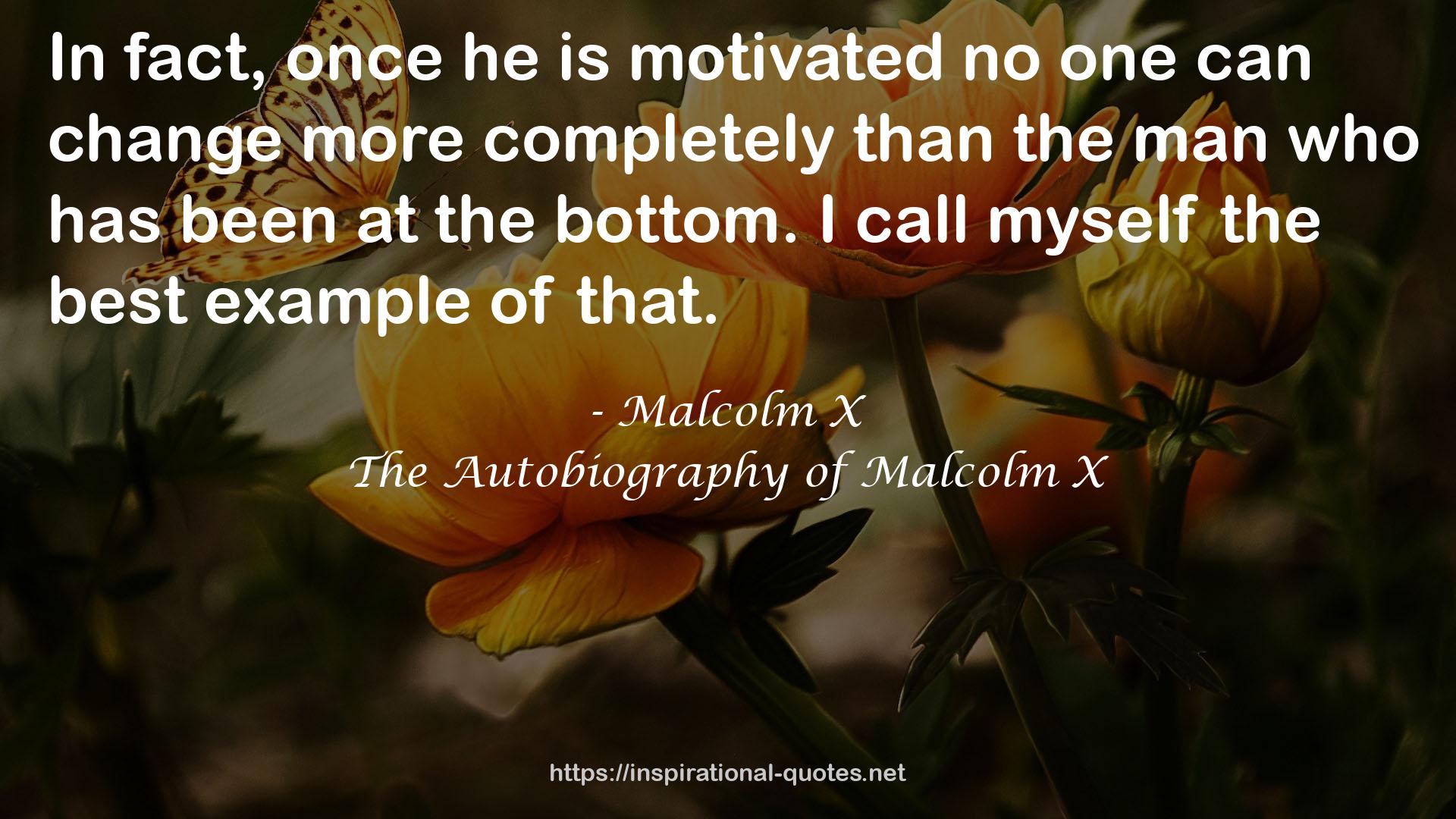 The Autobiography of Malcolm X QUOTES