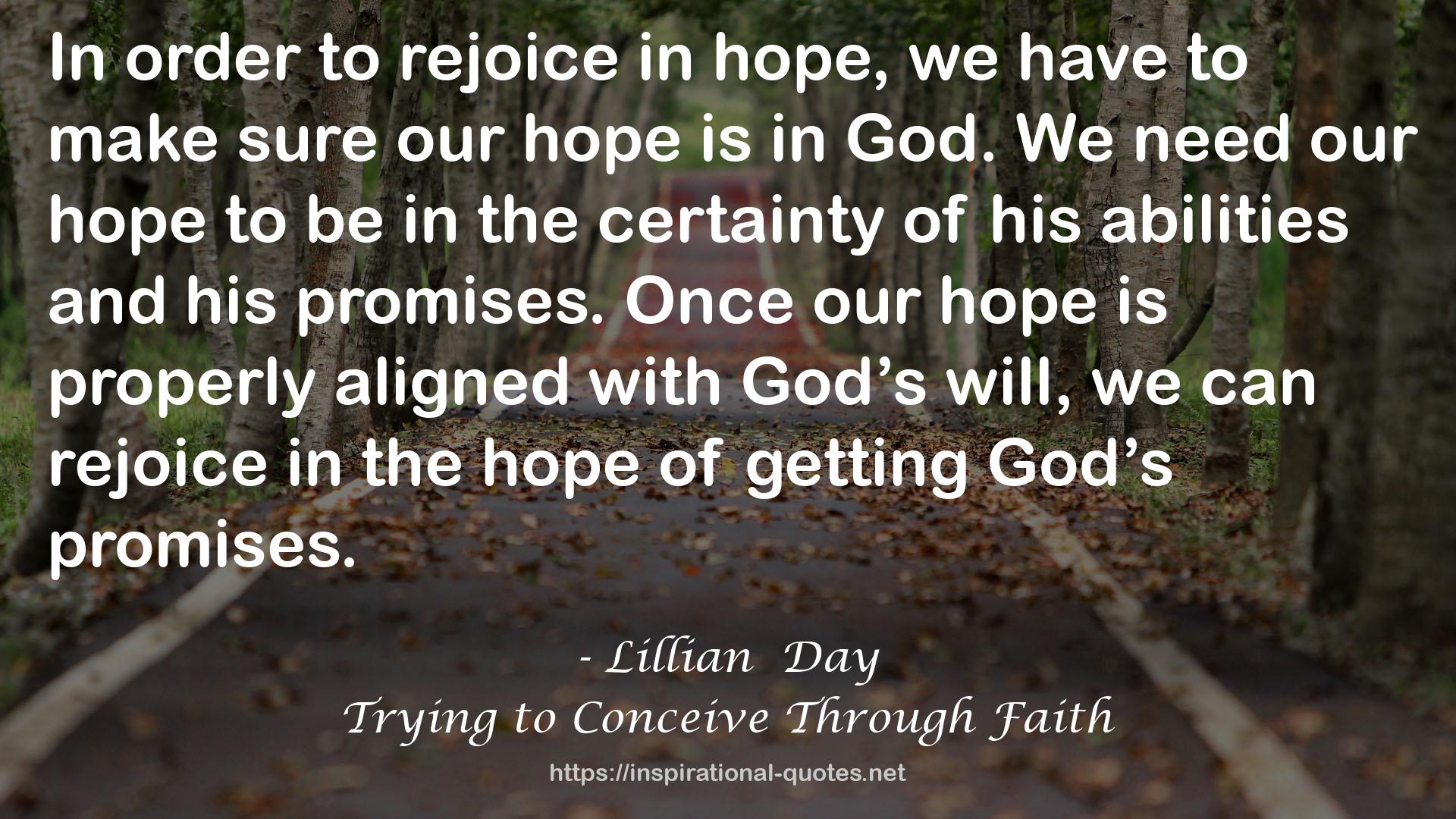 Trying to Conceive Through Faith QUOTES