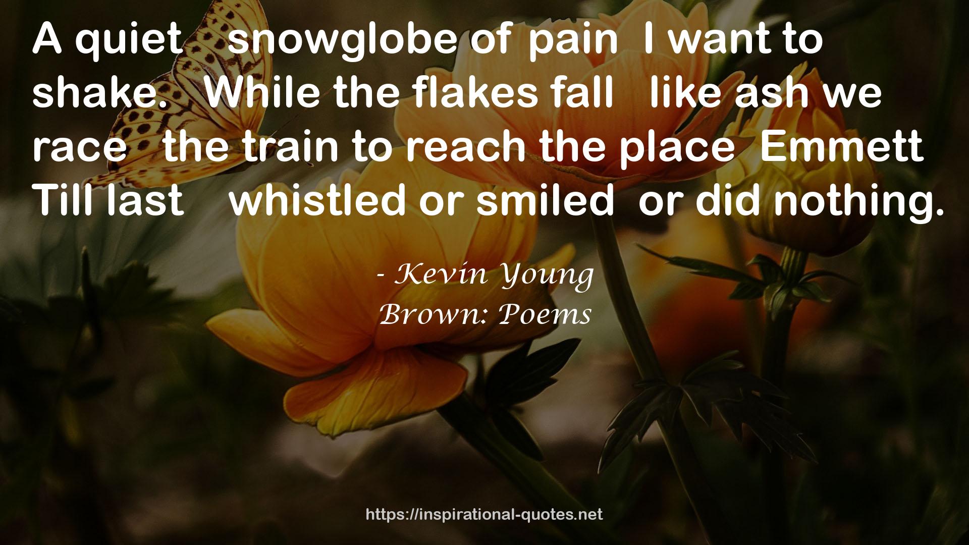 Brown: Poems QUOTES