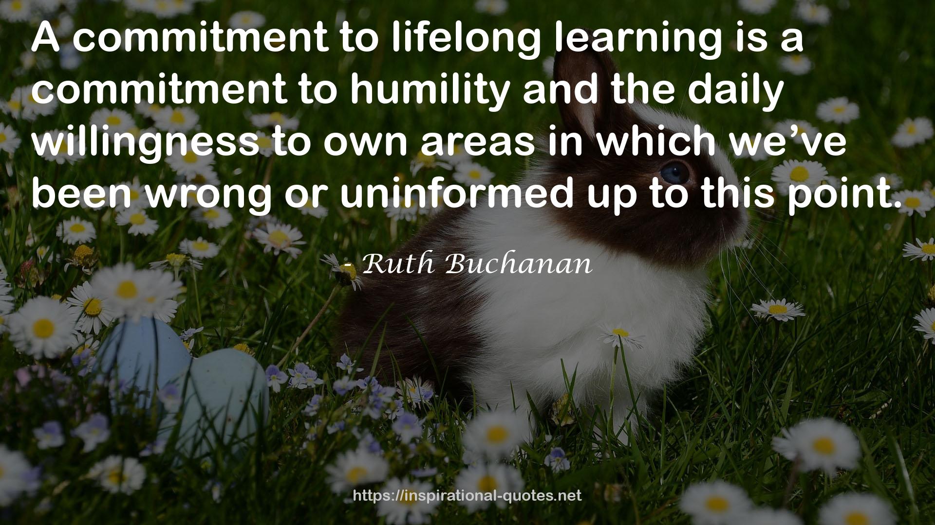 Ruth Buchanan QUOTES