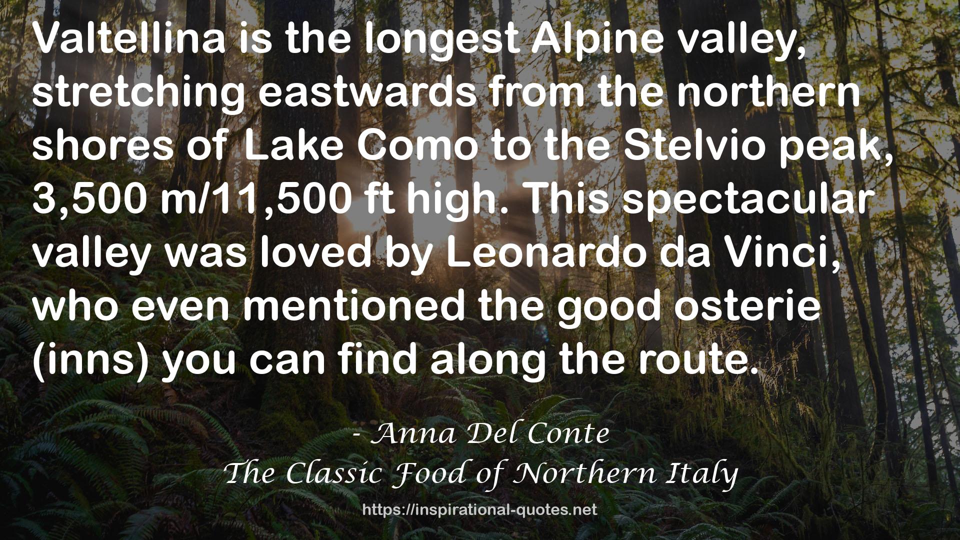 The Classic Food of Northern Italy QUOTES