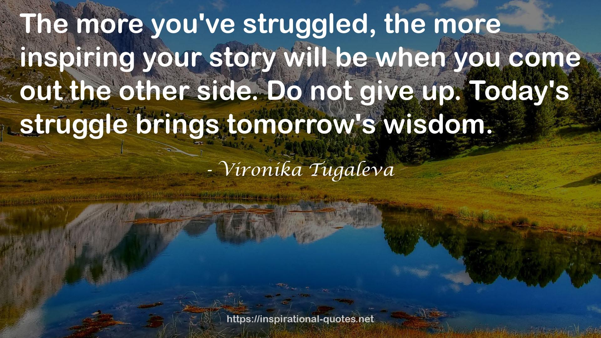 Vironika Tugaleva QUOTES