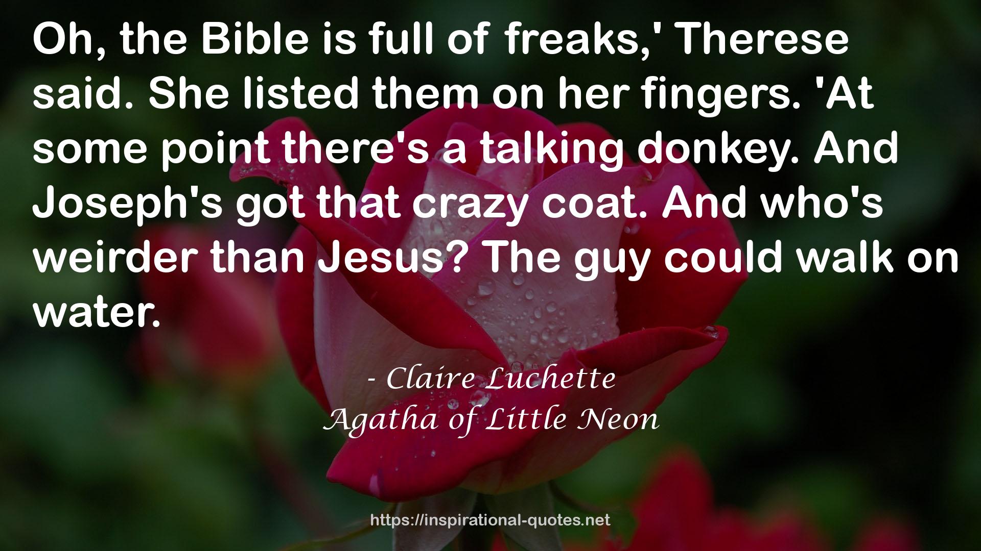 Claire Luchette QUOTES