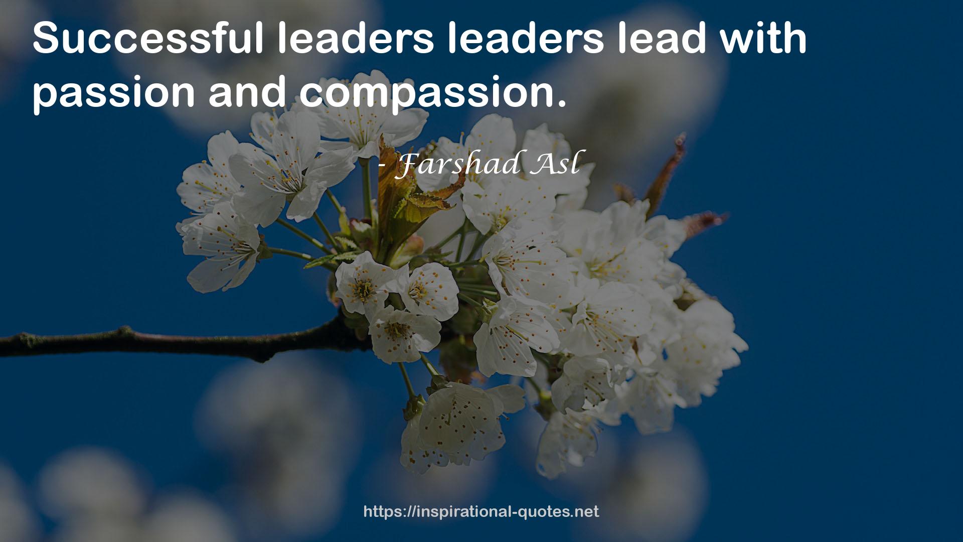 Successful leaders leaders  QUOTES