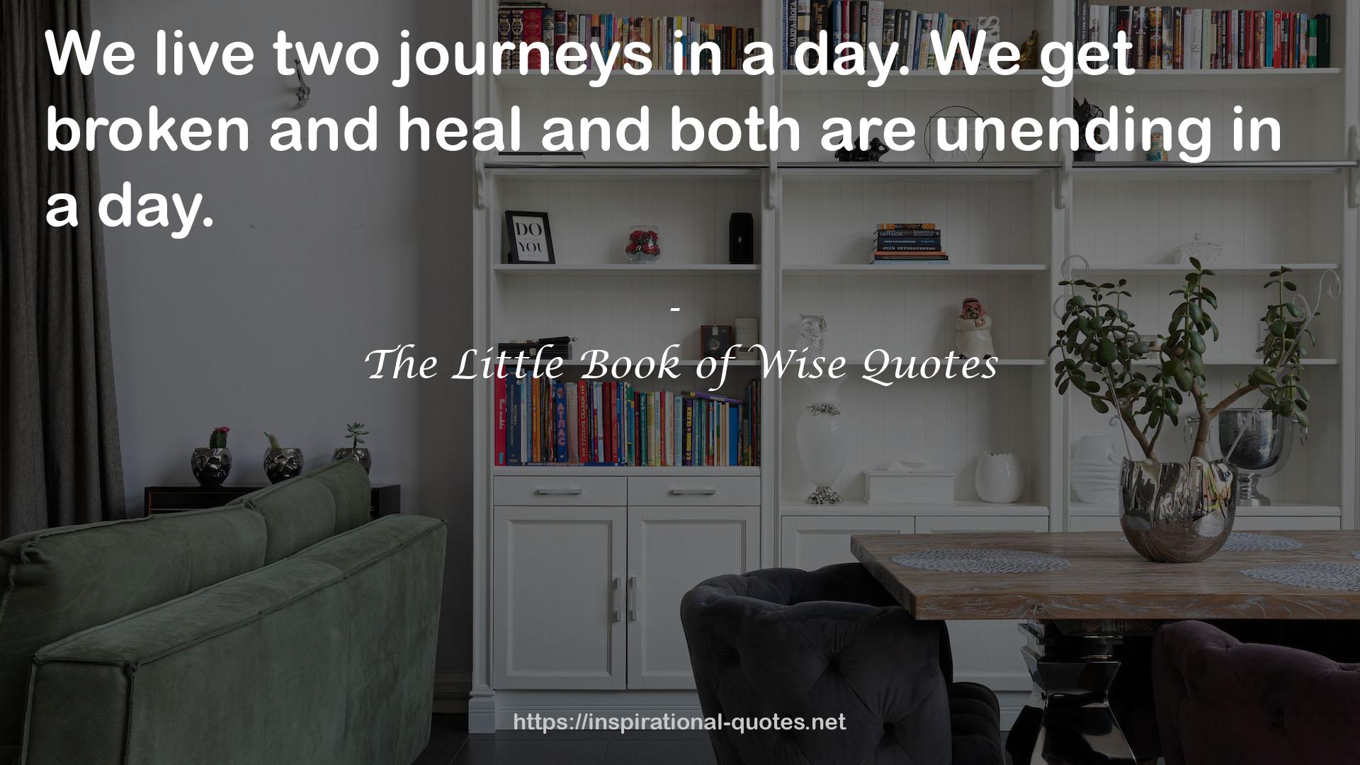 The Little Book of Wise Quotes QUOTES