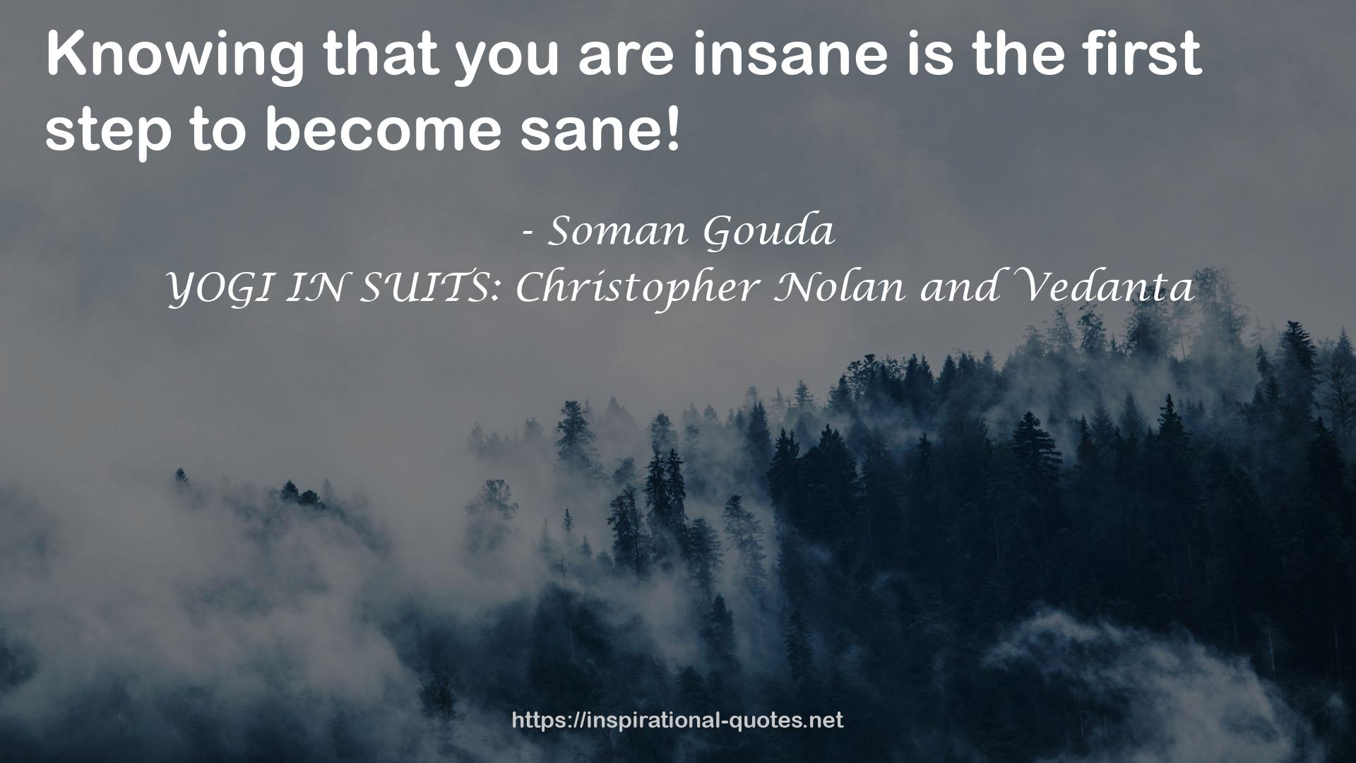 YOGI IN SUITS: Christopher Nolan and Vedanta QUOTES