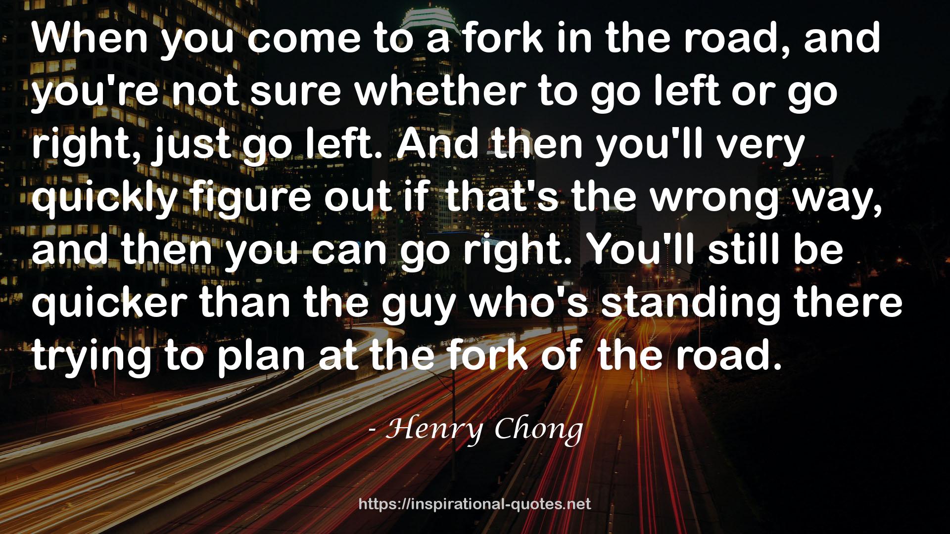 Henry Chong QUOTES