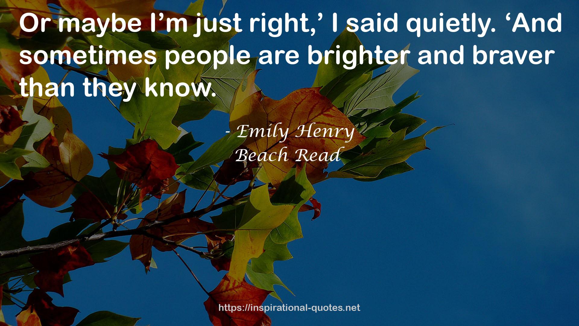 Emily Henry QUOTES