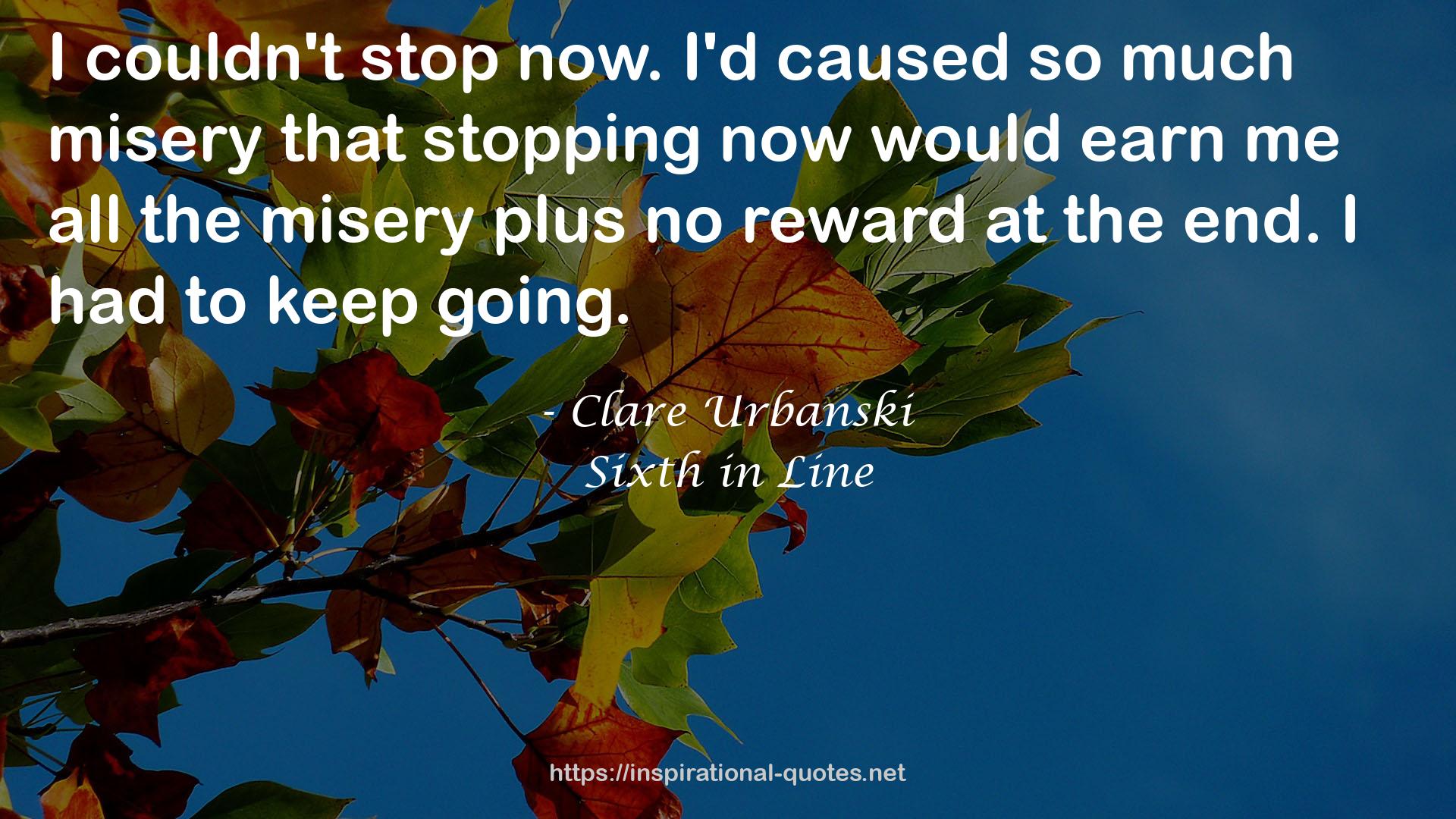 Clare Urbanski QUOTES