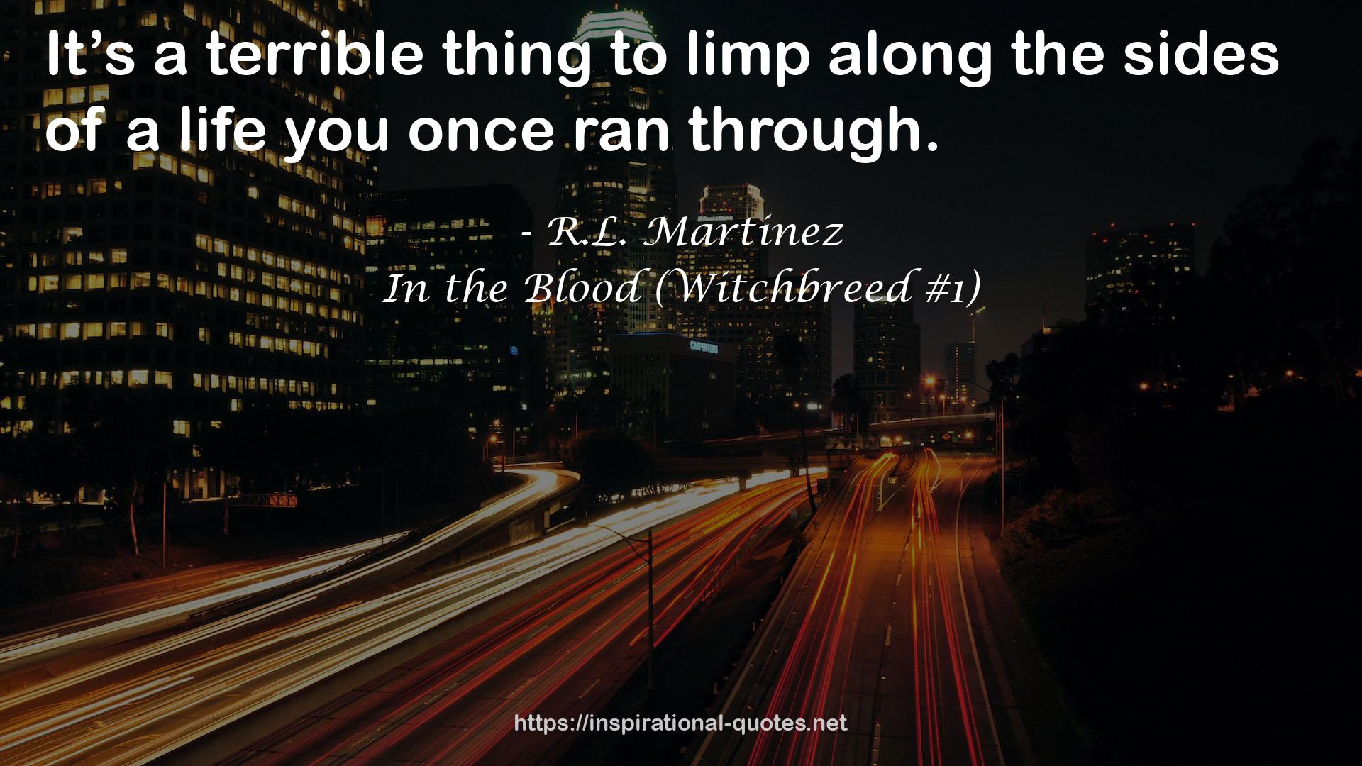 In the Blood (Witchbreed #1) QUOTES