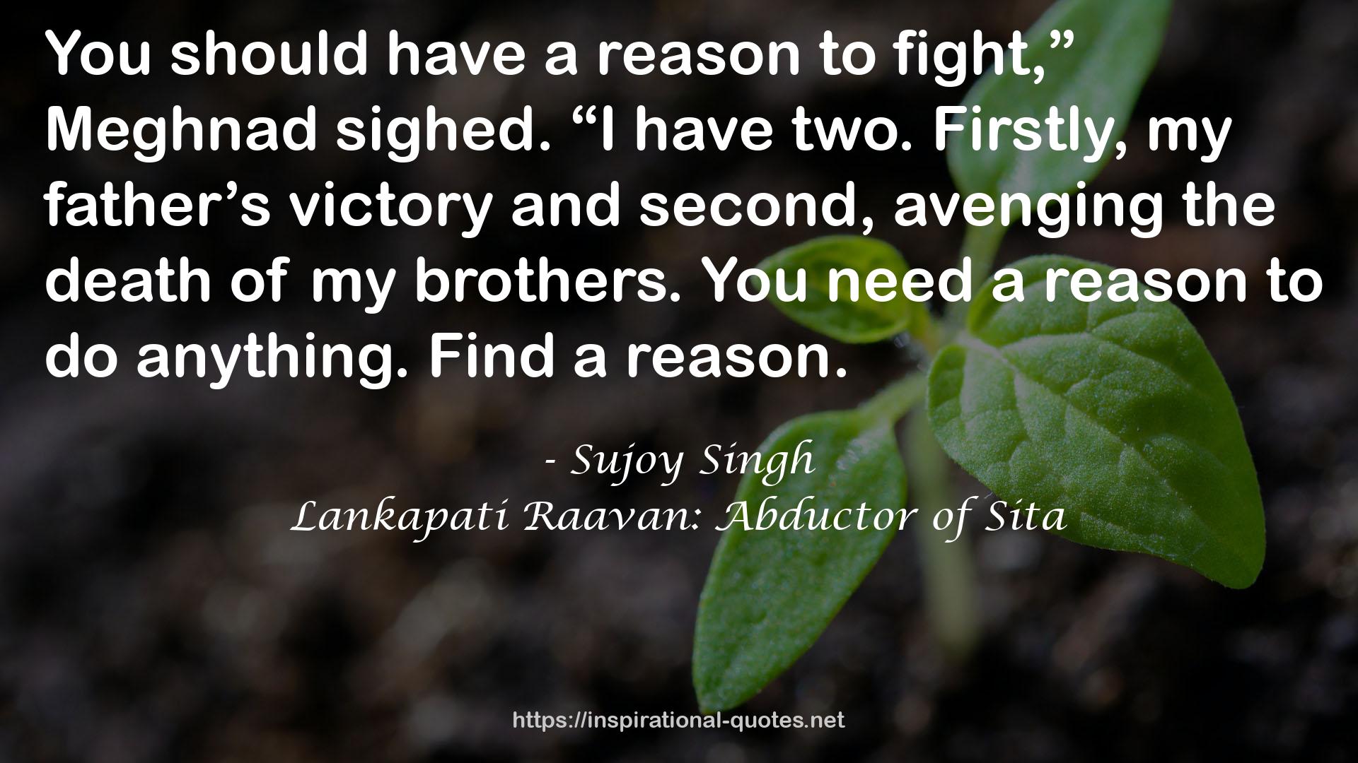 Sujoy Singh QUOTES