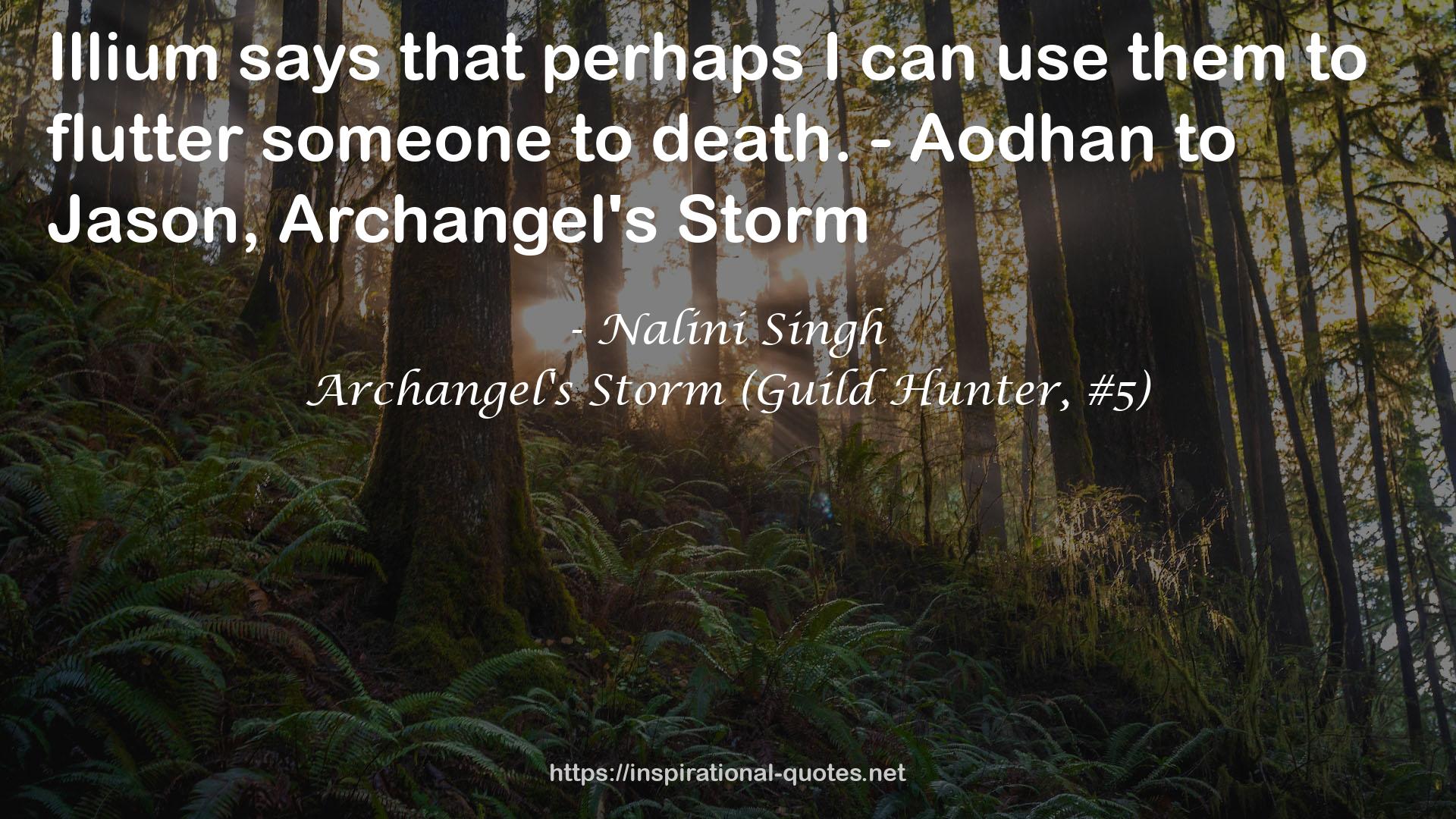 Archangel's Storm (Guild Hunter, #5) QUOTES