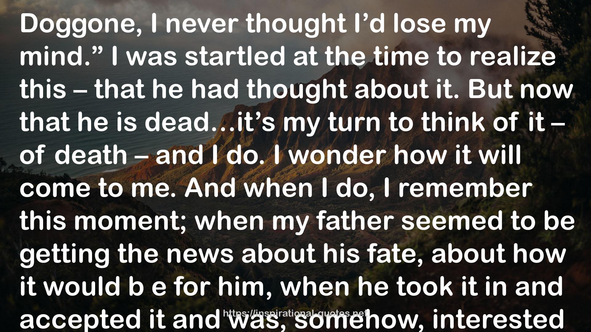The Story of My Father QUOTES