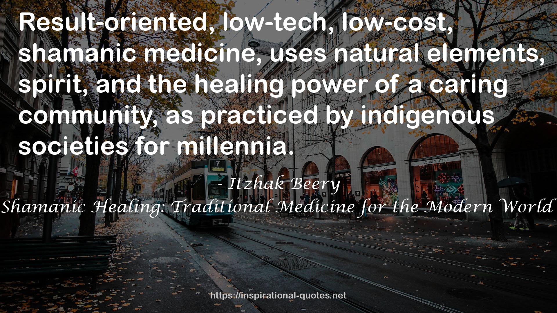 Shamanic Healing: Traditional Medicine for the Modern World QUOTES