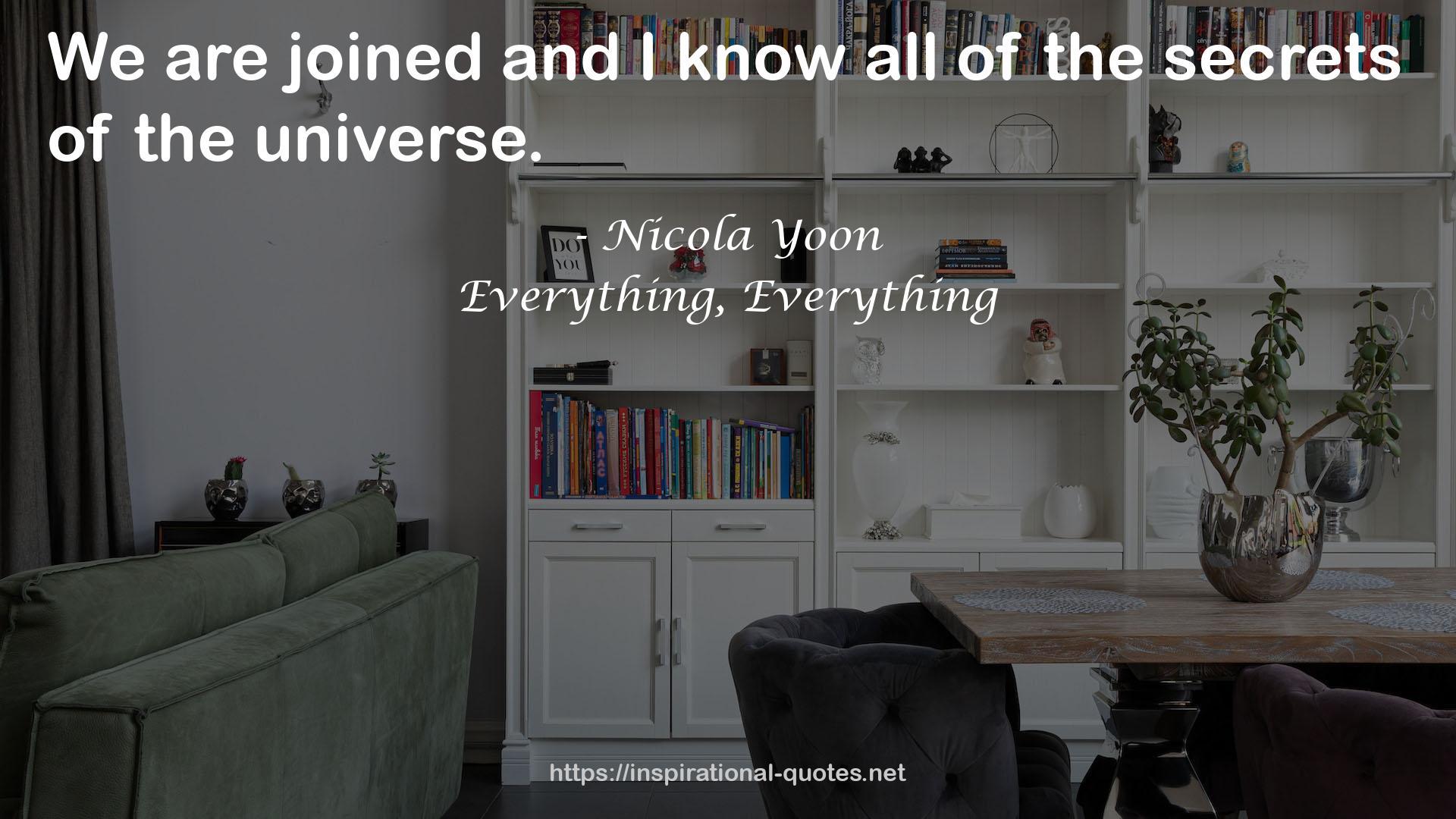 Everything, Everything QUOTES