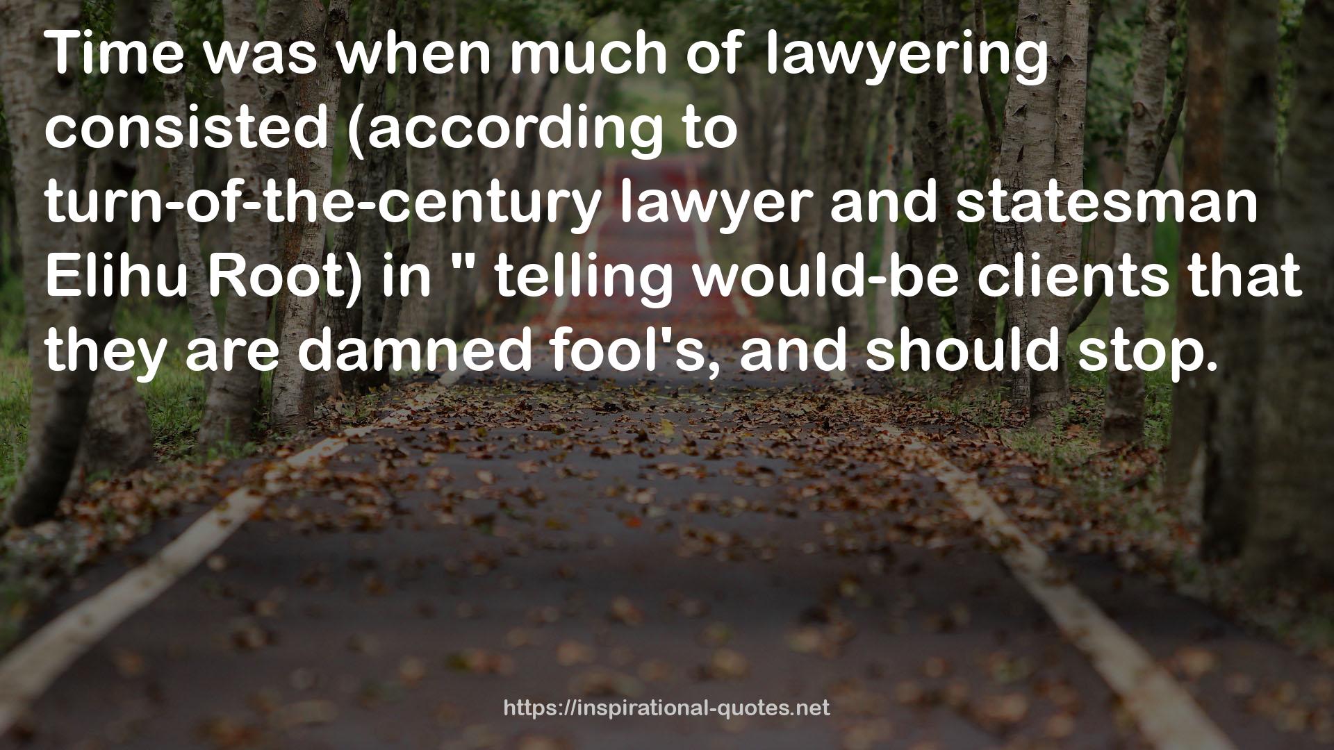 lawyering  QUOTES
