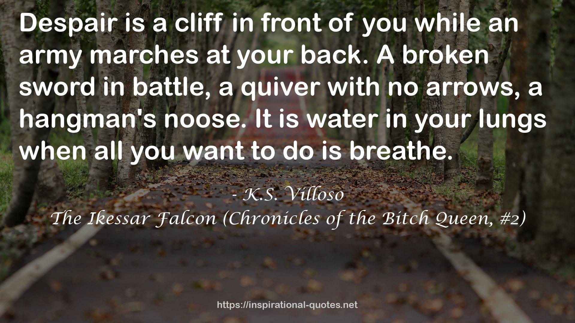 The Ikessar Falcon (Chronicles of the Bitch Queen, #2) QUOTES