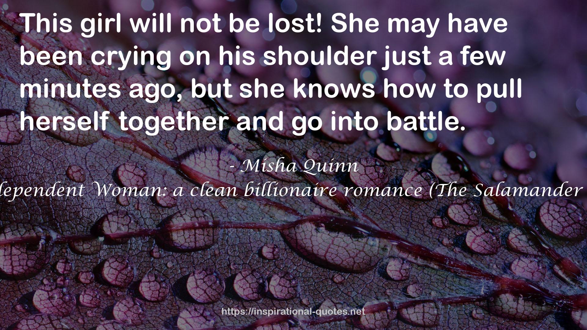 Misha Quinn QUOTES