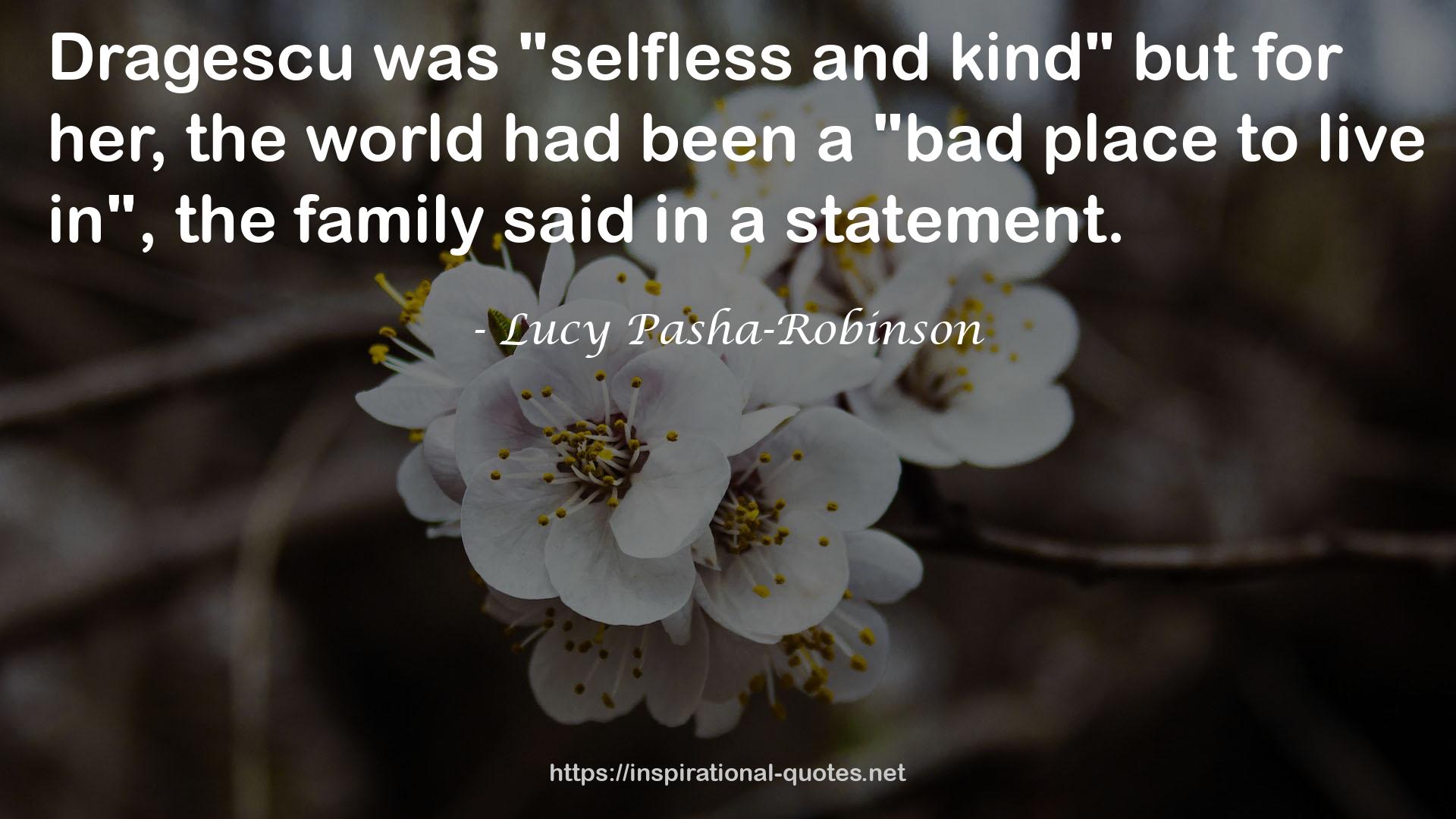 Lucy Pasha-Robinson QUOTES