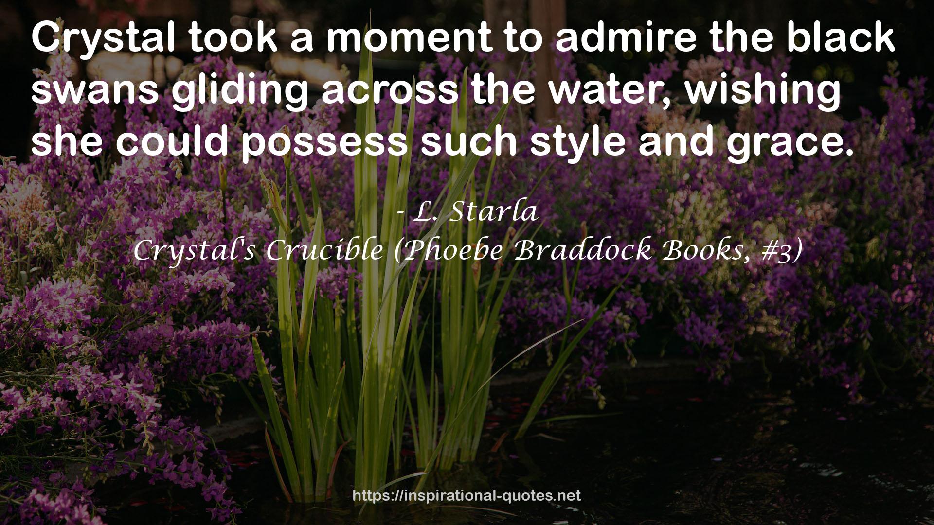 Crystal's Crucible (Phoebe Braddock Books, #3) QUOTES