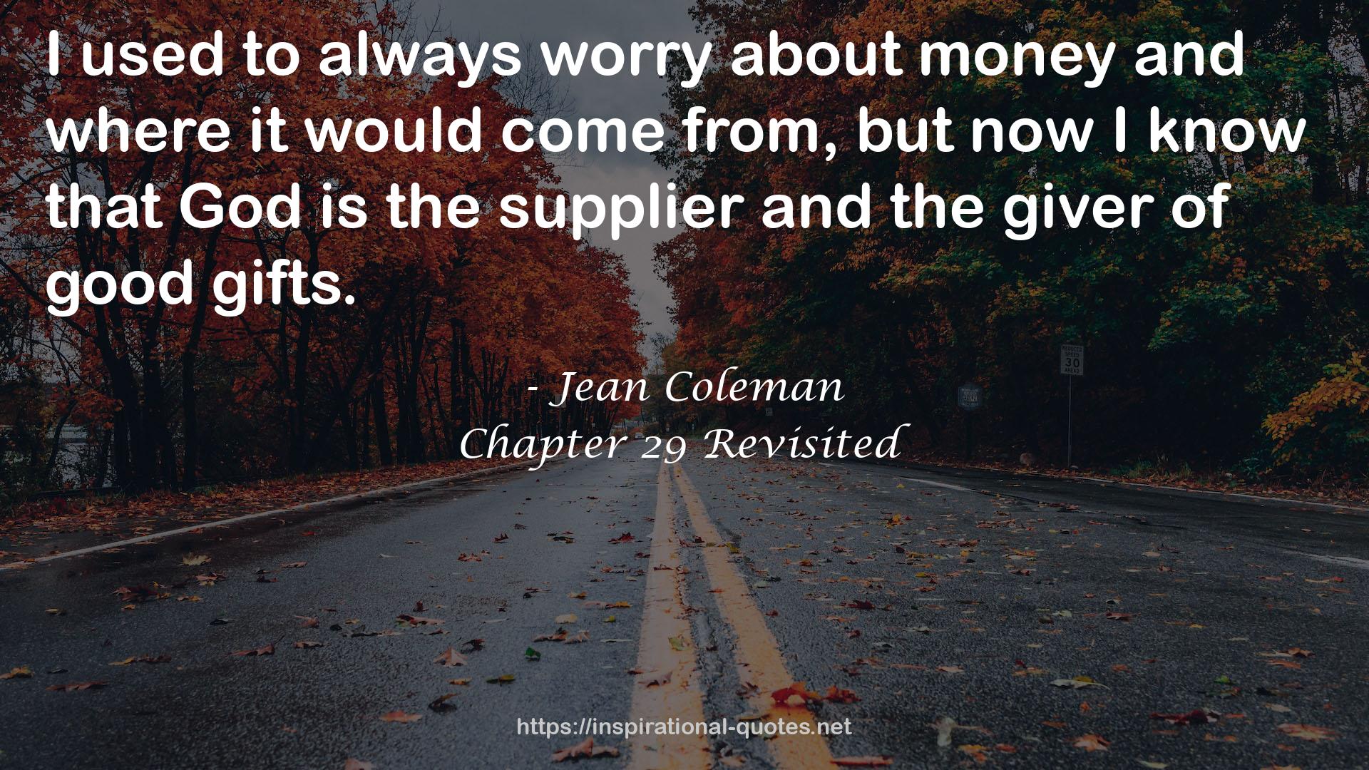 Jean Coleman QUOTES