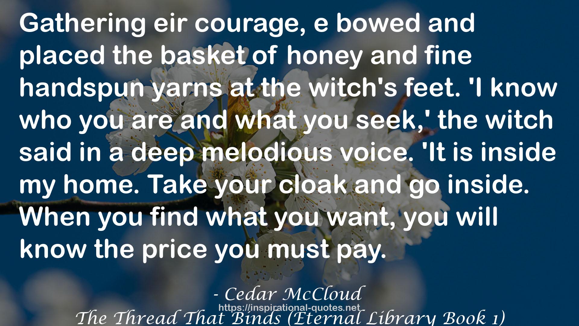 Cedar McCloud QUOTES