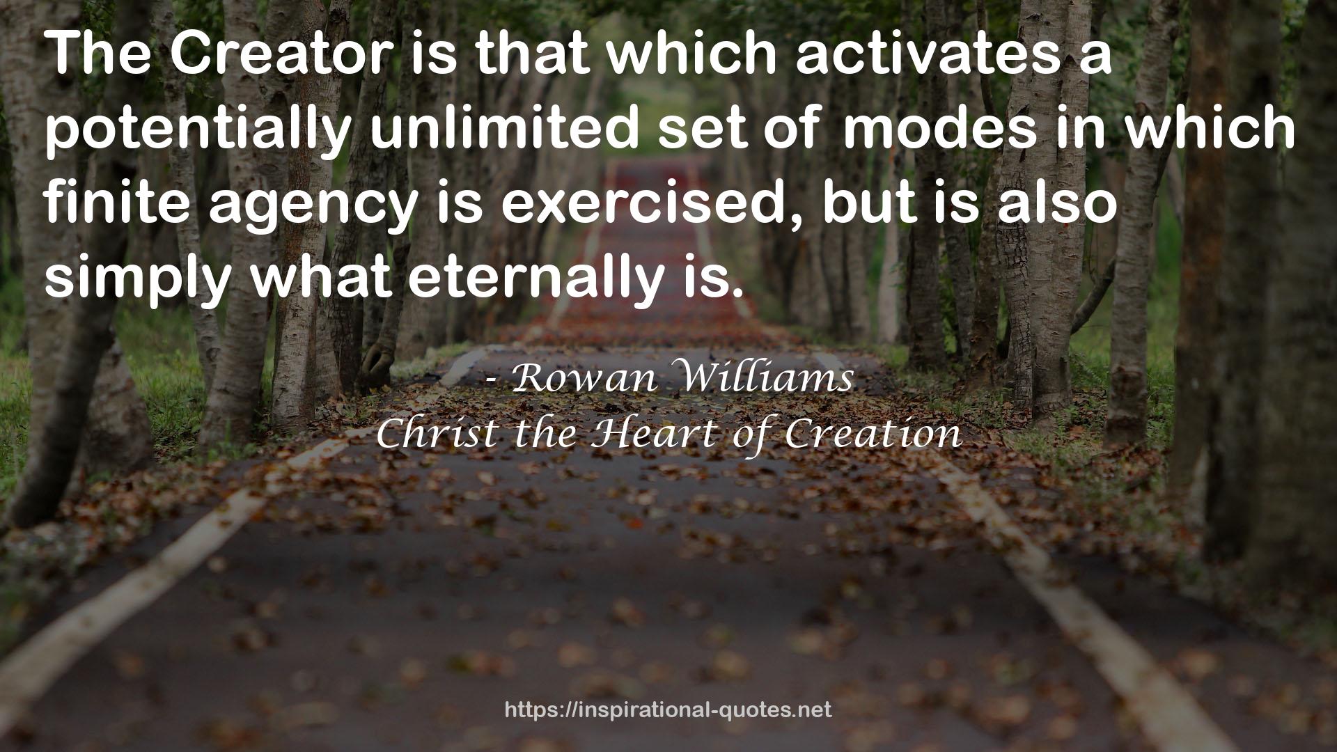 Christ the Heart of Creation QUOTES