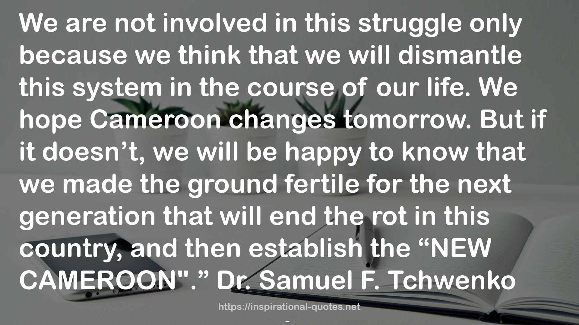 Cameroon: France's Dysfunctional Puppet System in Africa QUOTES