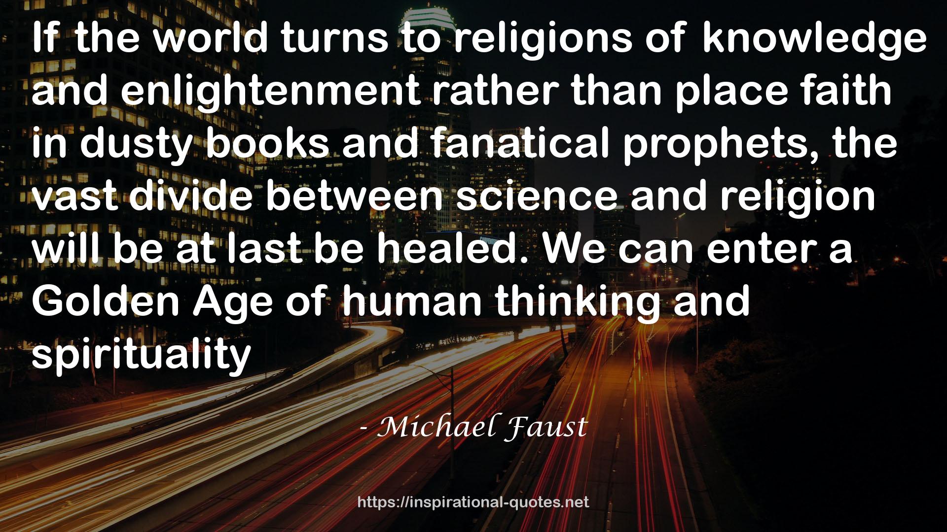 Michael Faust QUOTES