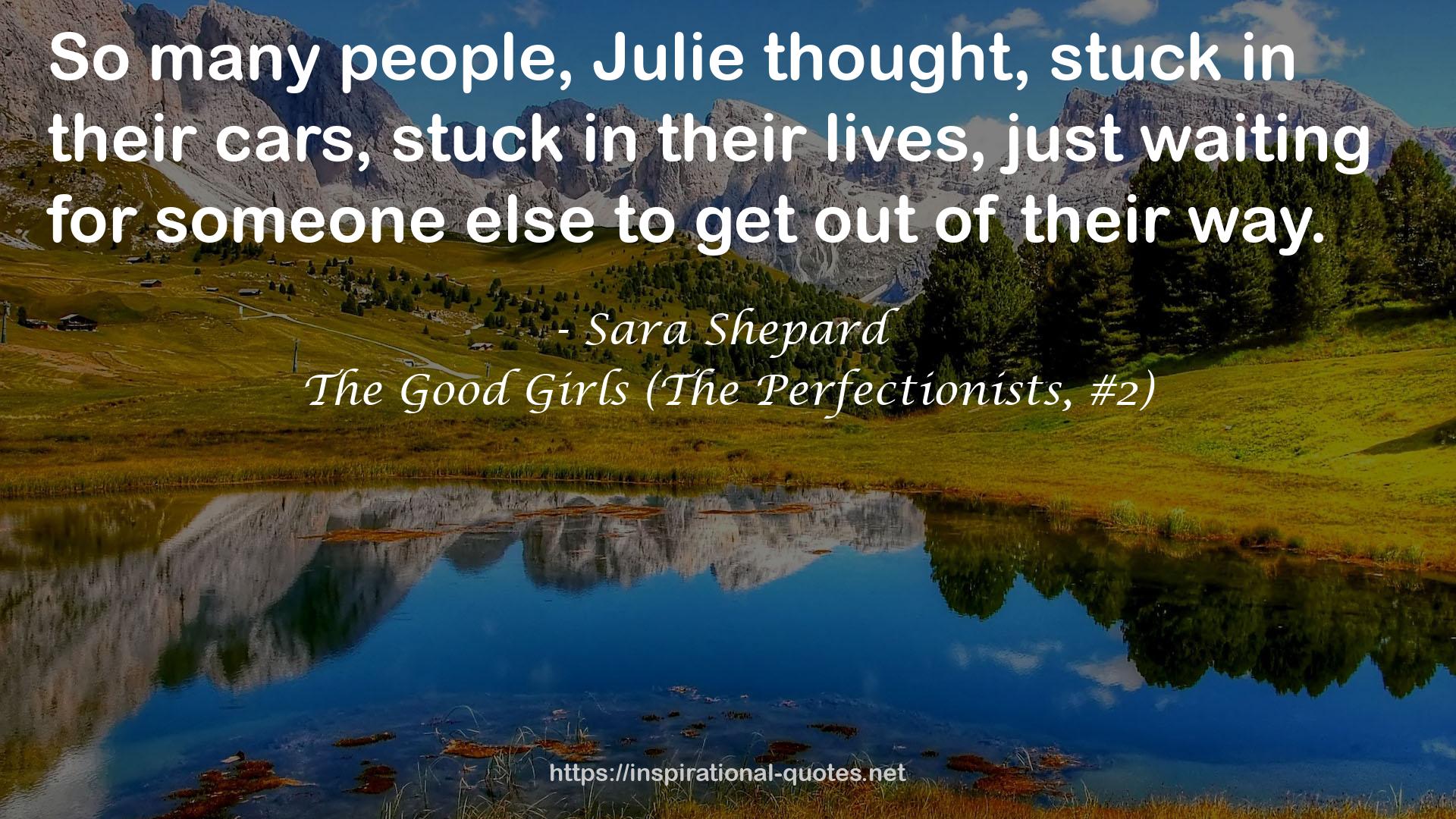 The Good Girls (The Perfectionists, #2) QUOTES