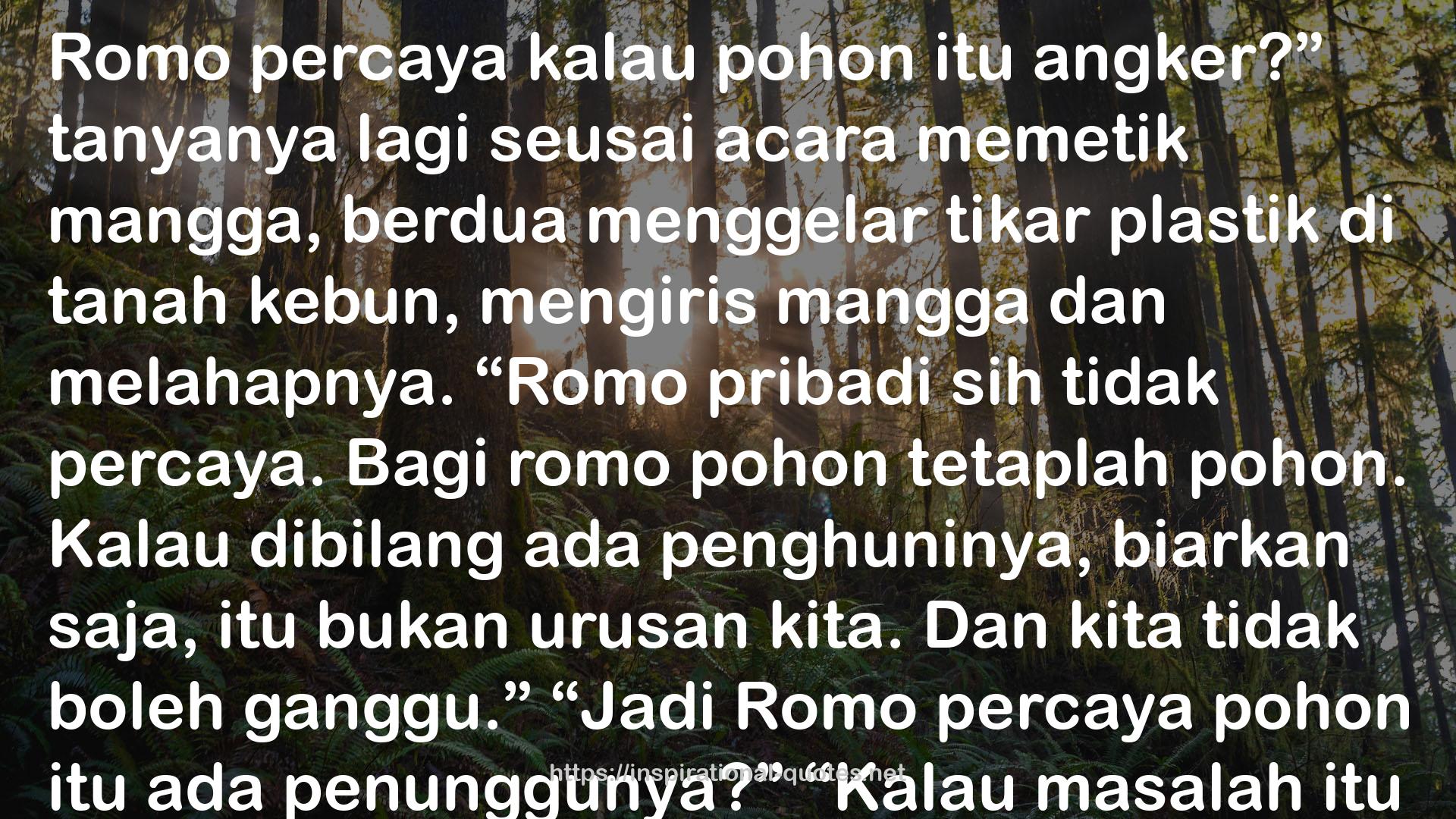 Anak Pohon QUOTES